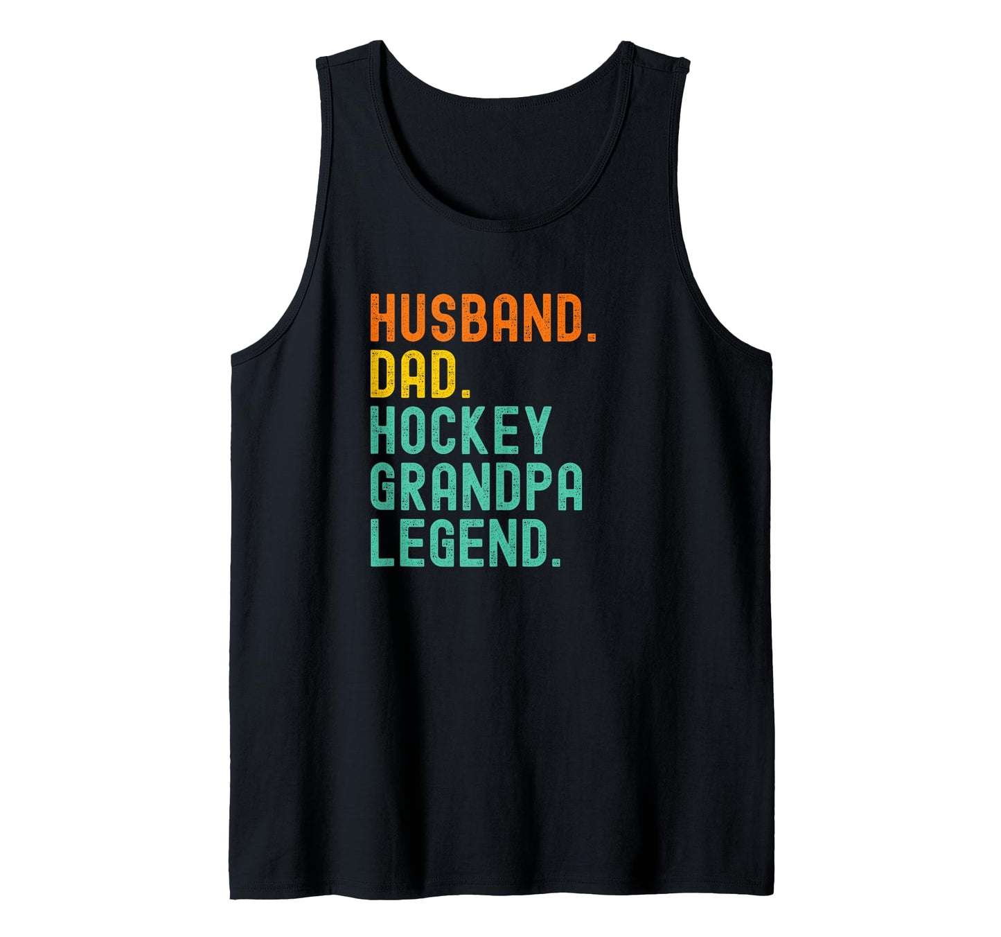 Husband Dad Hockey Grandpa Legend T-Shirt - Novelty Apparel Men Women - T-Shirt, Sweatshirt, Hoodie