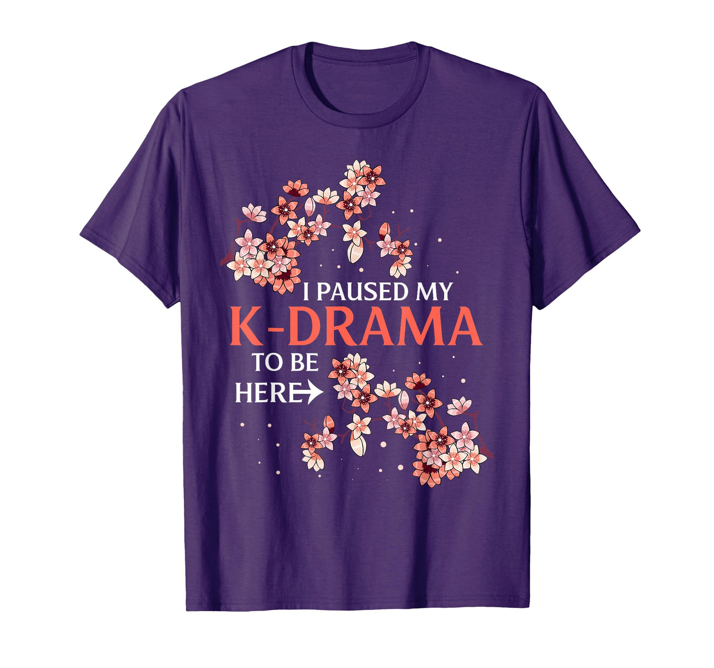 Korean Movies I Paused My K Drama To T-Shirt - Novelty Apparel for Adults - T-Shirt, Sweatshirt, Hoodie