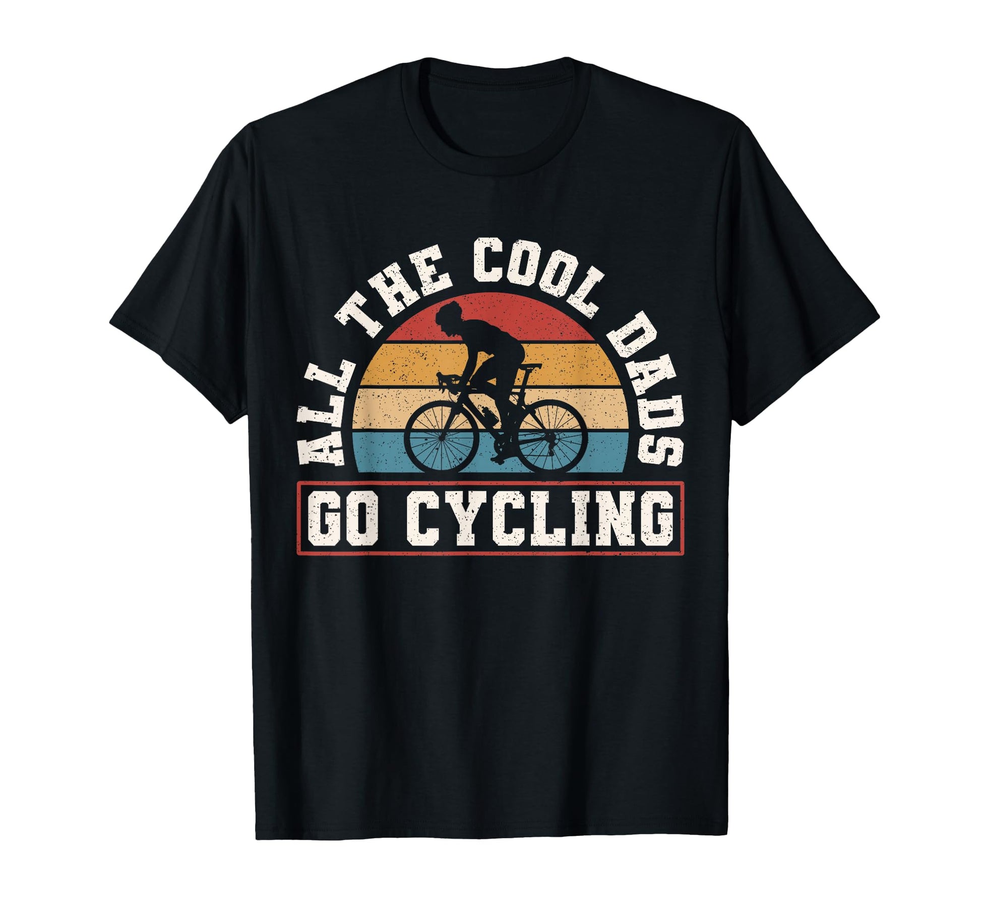 Fathers Day Fatherhood Cycling All T-Shirt - Custom Art Print Men Women - T-Shirt, Sweatshirt, Hoodie