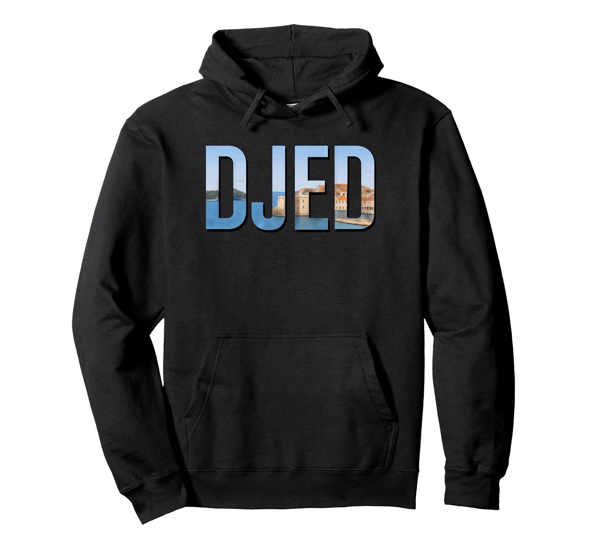 Croatian Grandfather Grandpa Gift Djed Hoodie - Unique Graphic Men Women - T-Shirt, Sweatshirt, Hoodie