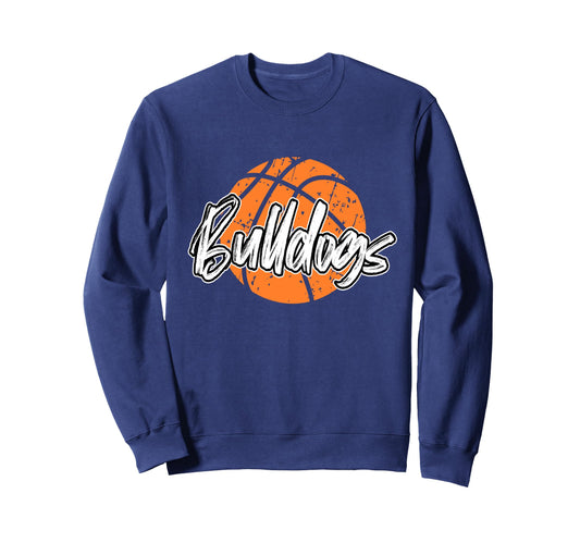 Bulldogs Basketball School Sports Sweatshirt - Novelty Apparel Men Women - T-Shirt, Sweatshirt, Hoodie