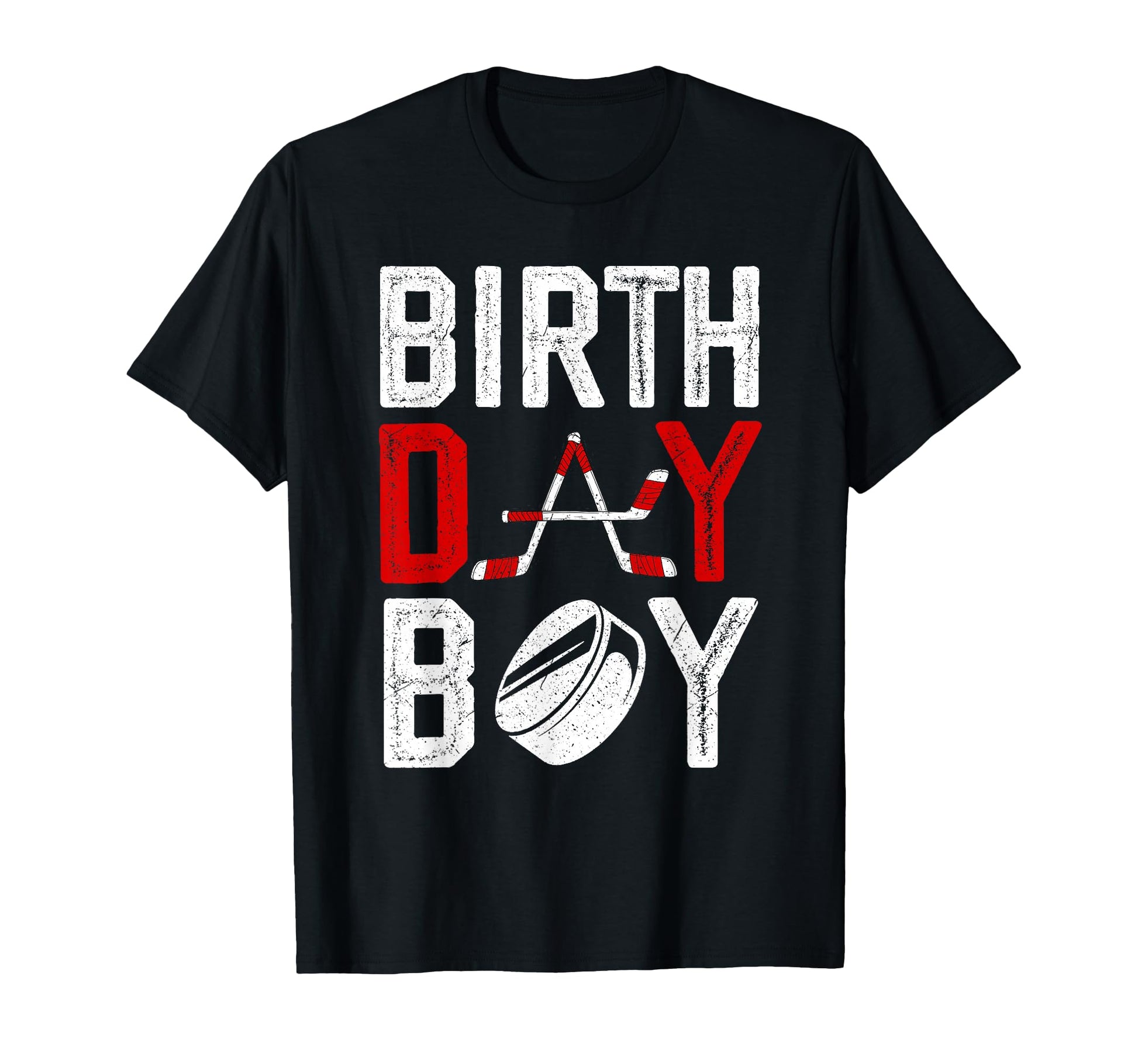 Birthday Party Decorations Hockey T-Shirt - Fun Novelty Design Men Women - T-Shirt, Sweatshirt, Hoodie