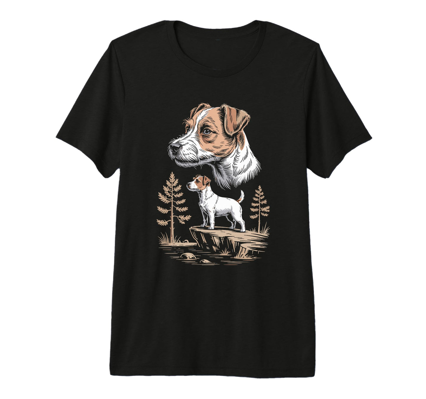 Mom Dad Parson Russell Terrier Dog T-Shirt - Trendy Graphic for Adults - T-Shirt, Sweatshirt, Hoodie