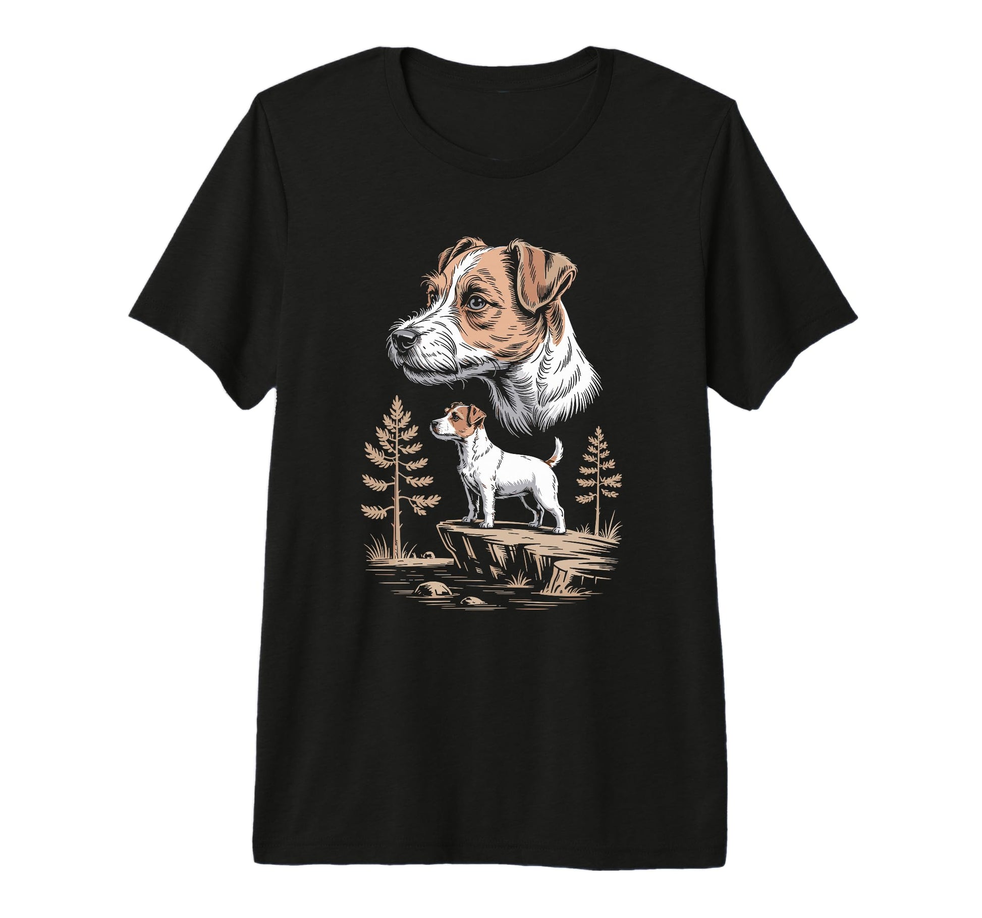 Mom Dad Parson Russell Terrier Dog T-Shirt - Trendy Graphic for Adults - T-Shirt, Sweatshirt, Hoodie