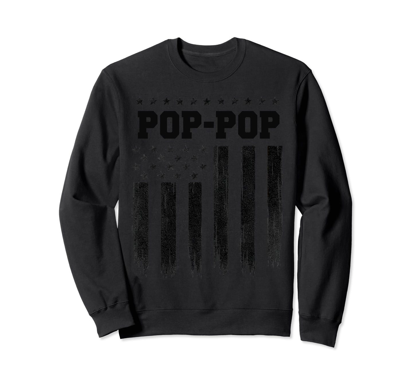 Distressed American Flag Sweatshirt - Streetwear Style for Adults - T-Shirt, Sweatshirt, Hoodie
