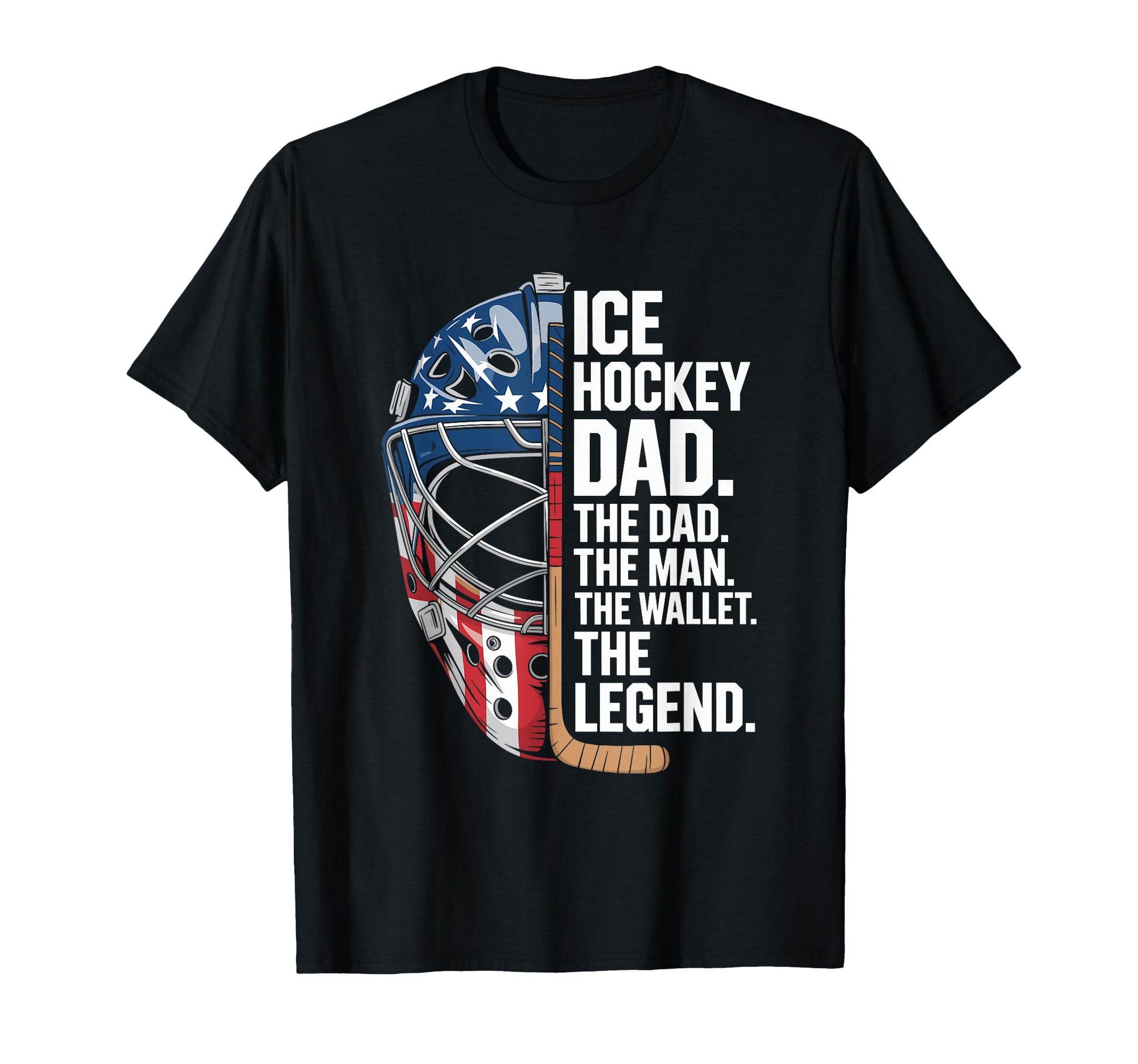 Ice Hockey Dad Wallet T-Shirt - Aesthetic Graphic Unisex - T-Shirt, Sweatshirt, Hoodie