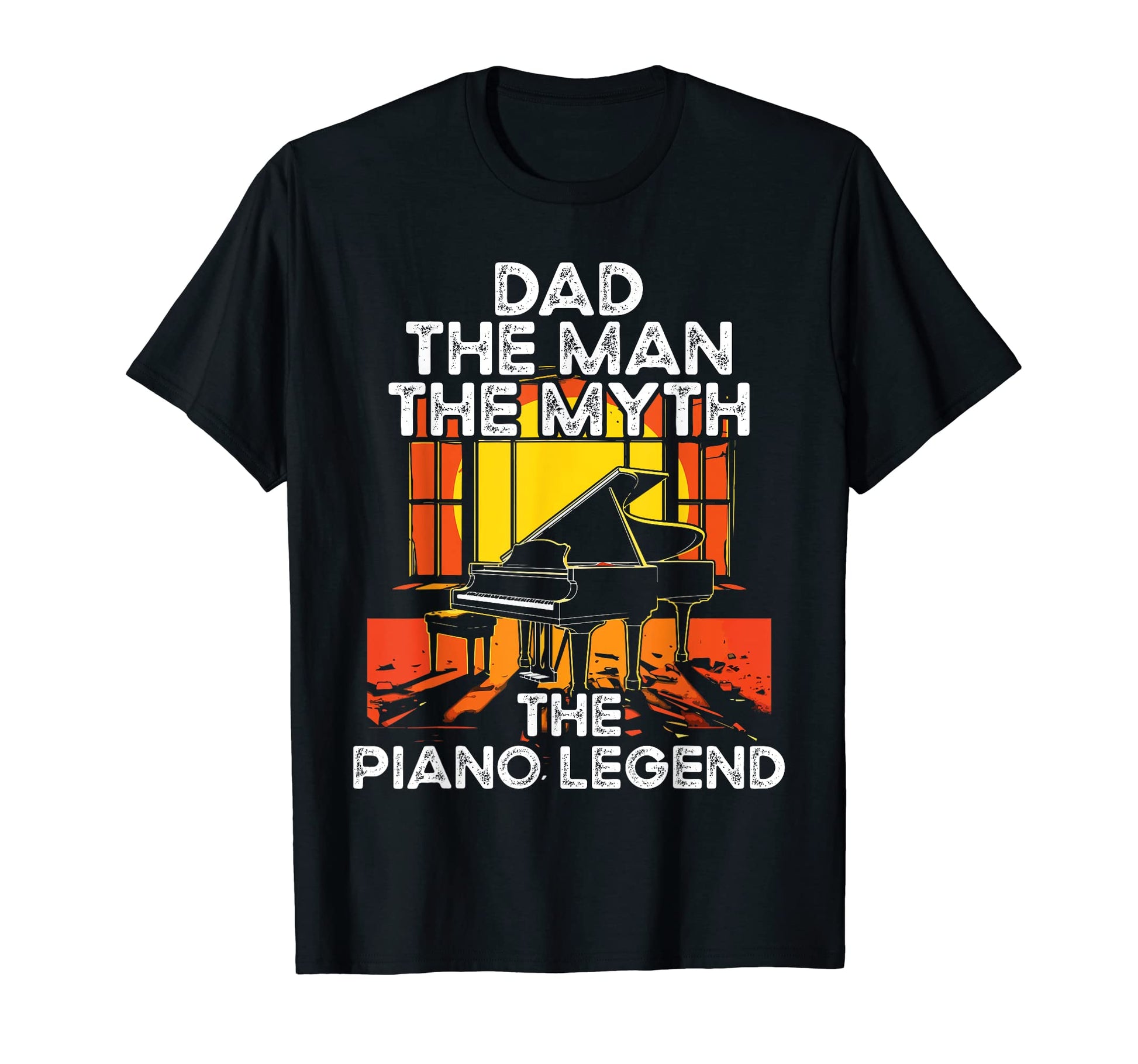 Piano Dad Piano Pianist Keyboard T-Shirt - Graphic Print Men Women - T-Shirt, Sweatshirt, Hoodie