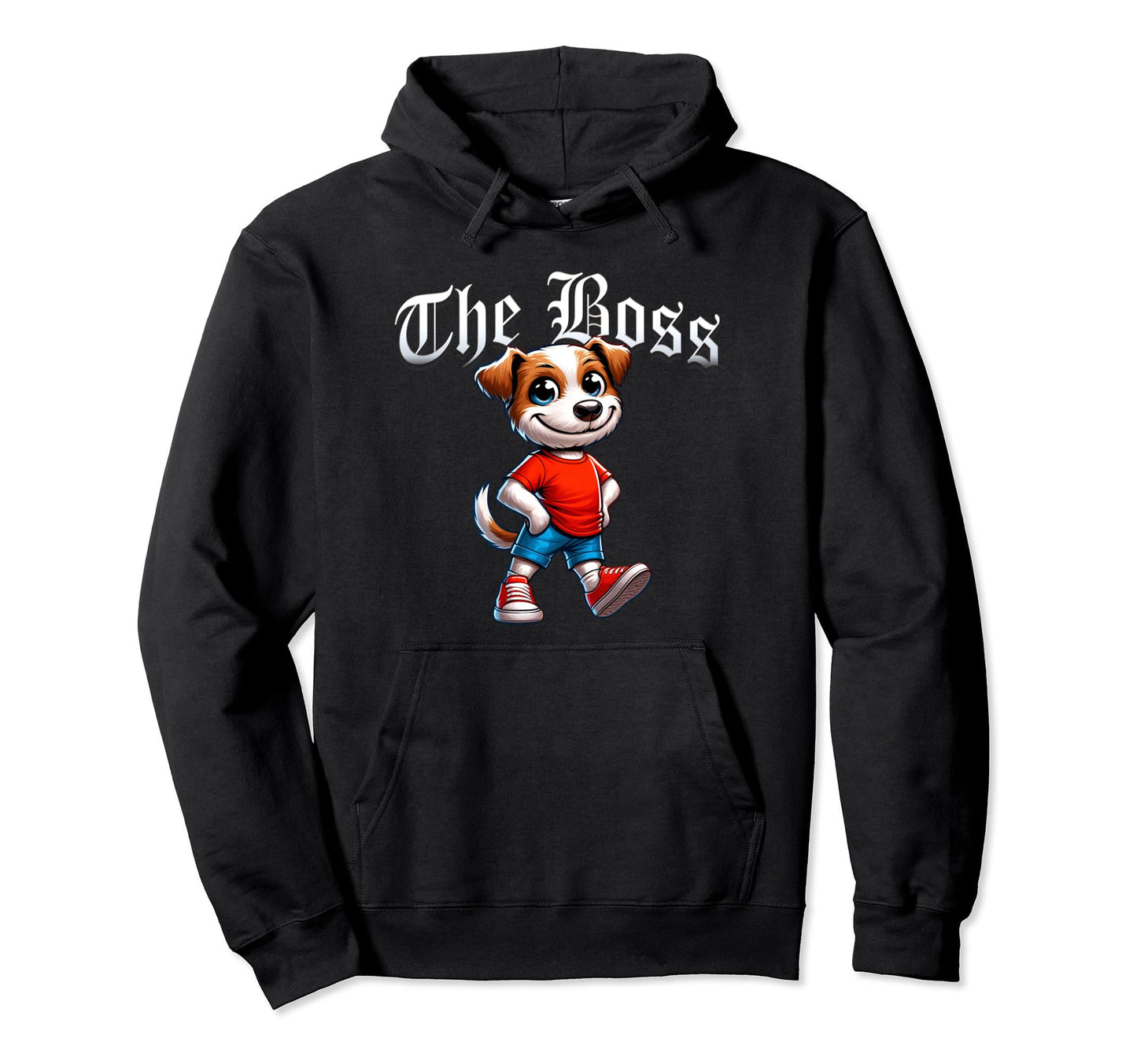 Jack Russel Dog Boss Jacket Outfit Dog Hoodie - Unique Graphic Men Women - T-Shirt, Sweatshirt, Hoodie