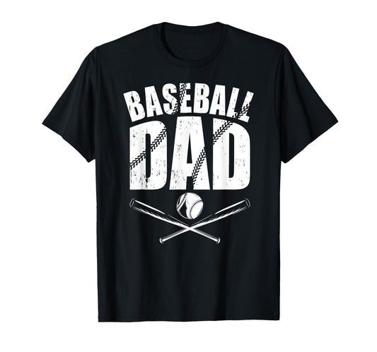 Baseball Dad T-Shirt - Minimalist Print Unisex - T-Shirt, Sweatshirt, Hoodie