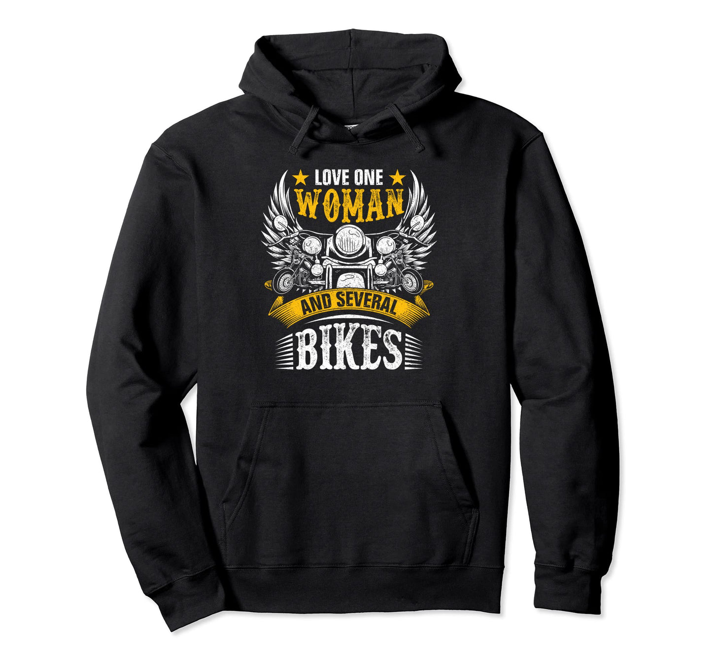 Motorcycle Fathers Day Biker Dad Hoodie - Novelty Apparel Unisex - T-Shirt, Sweatshirt, Hoodie