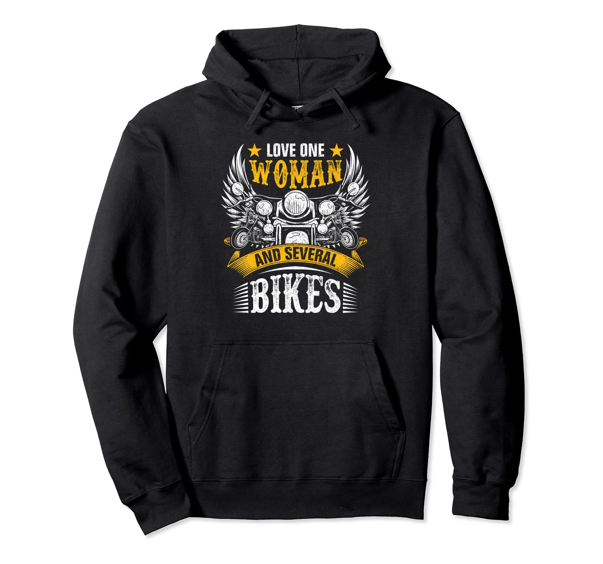 Motorcycle Fathers Day Biker Dad Hoodie - Novelty Apparel Unisex - T-Shirt, Sweatshirt, Hoodie
