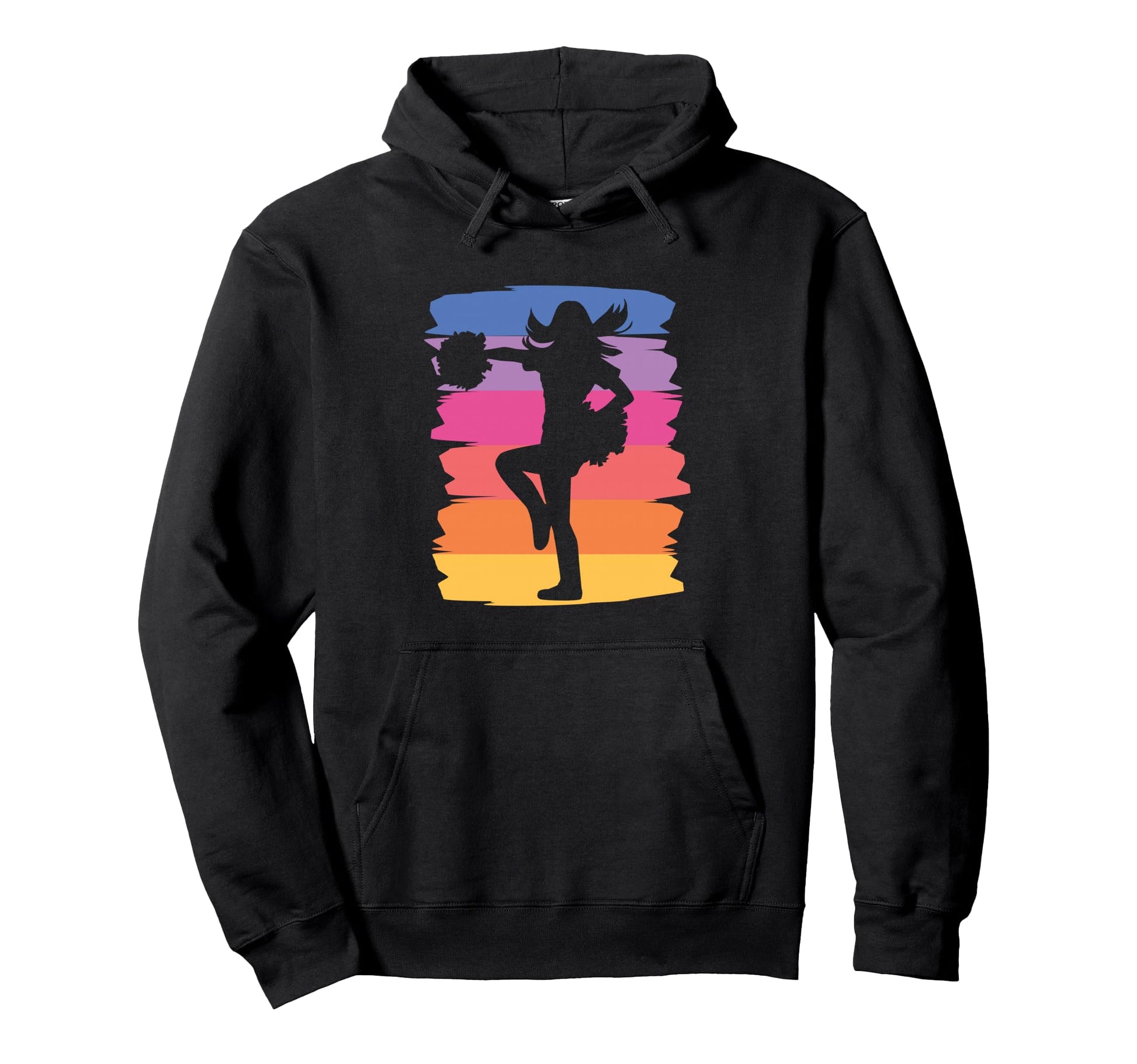 Cheerleader Cheer Mom Love Hoodie - Fun Novelty Design Men Women - T-Shirt, Sweatshirt, Hoodie