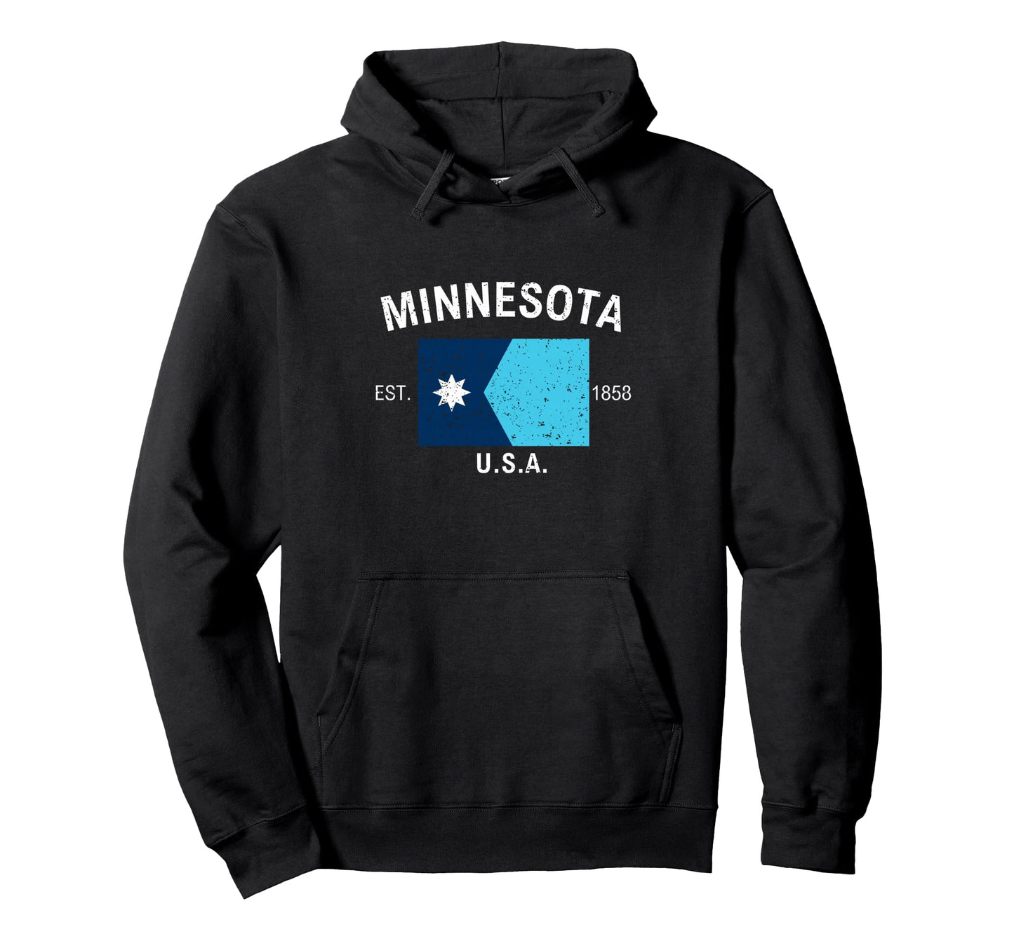 Flag Minnesota 2024 New Minnesota State Hoodie - Minimalist Print Unisex - T-Shirt, Sweatshirt, Hoodie