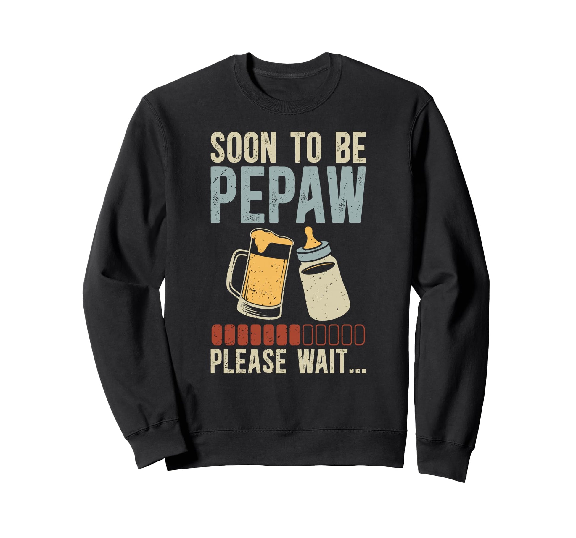 Soon To Be Pepaw Promoted To Pepaw Sweatshirt - Custom Art Print Men Women - T-Shirt, Sweatshirt, Hoodie