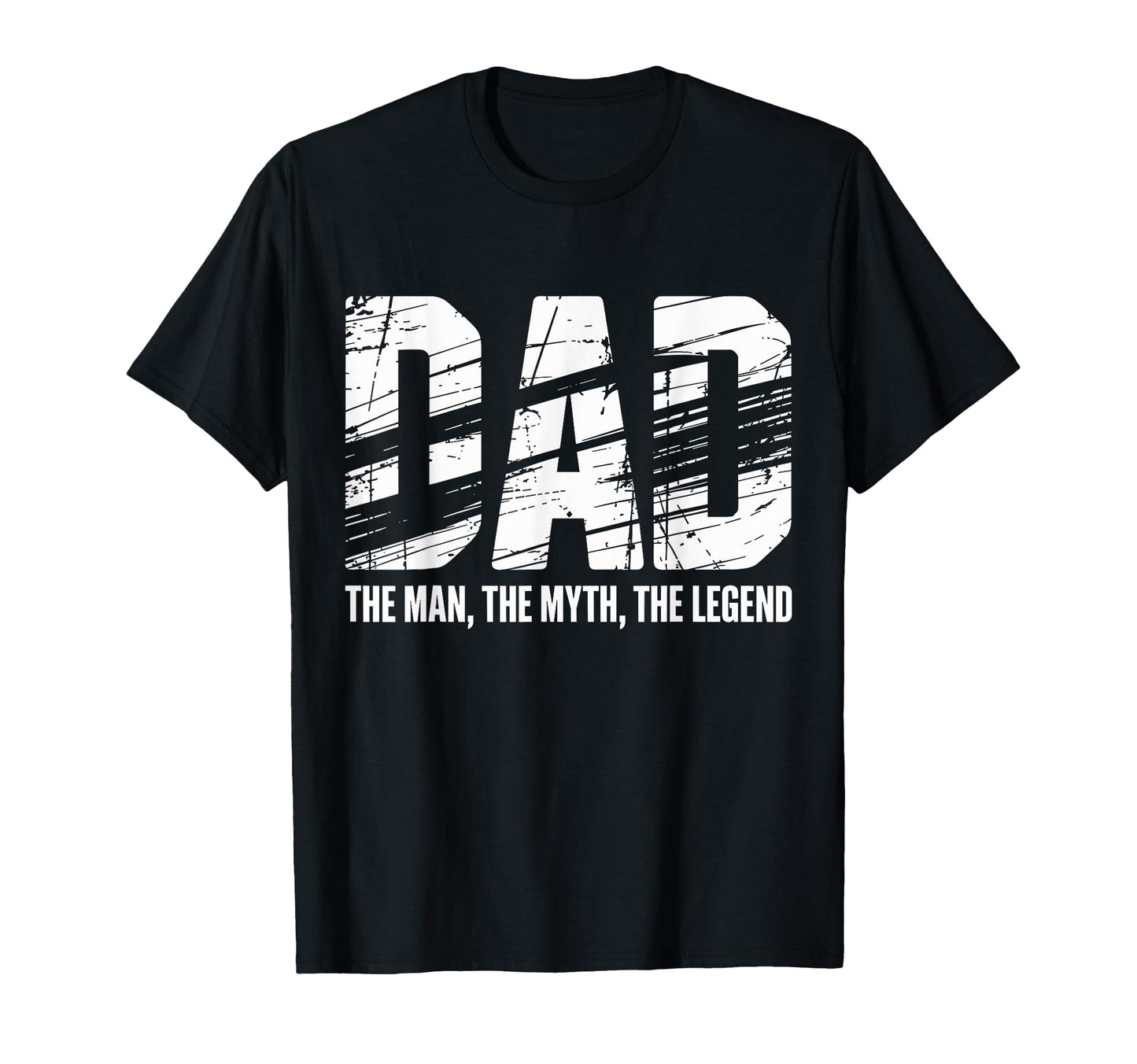 Dad Myth Legend Distressed T-Shirt - Aesthetic Graphic Unisex - T-Shirt, Sweatshirt, Hoodie