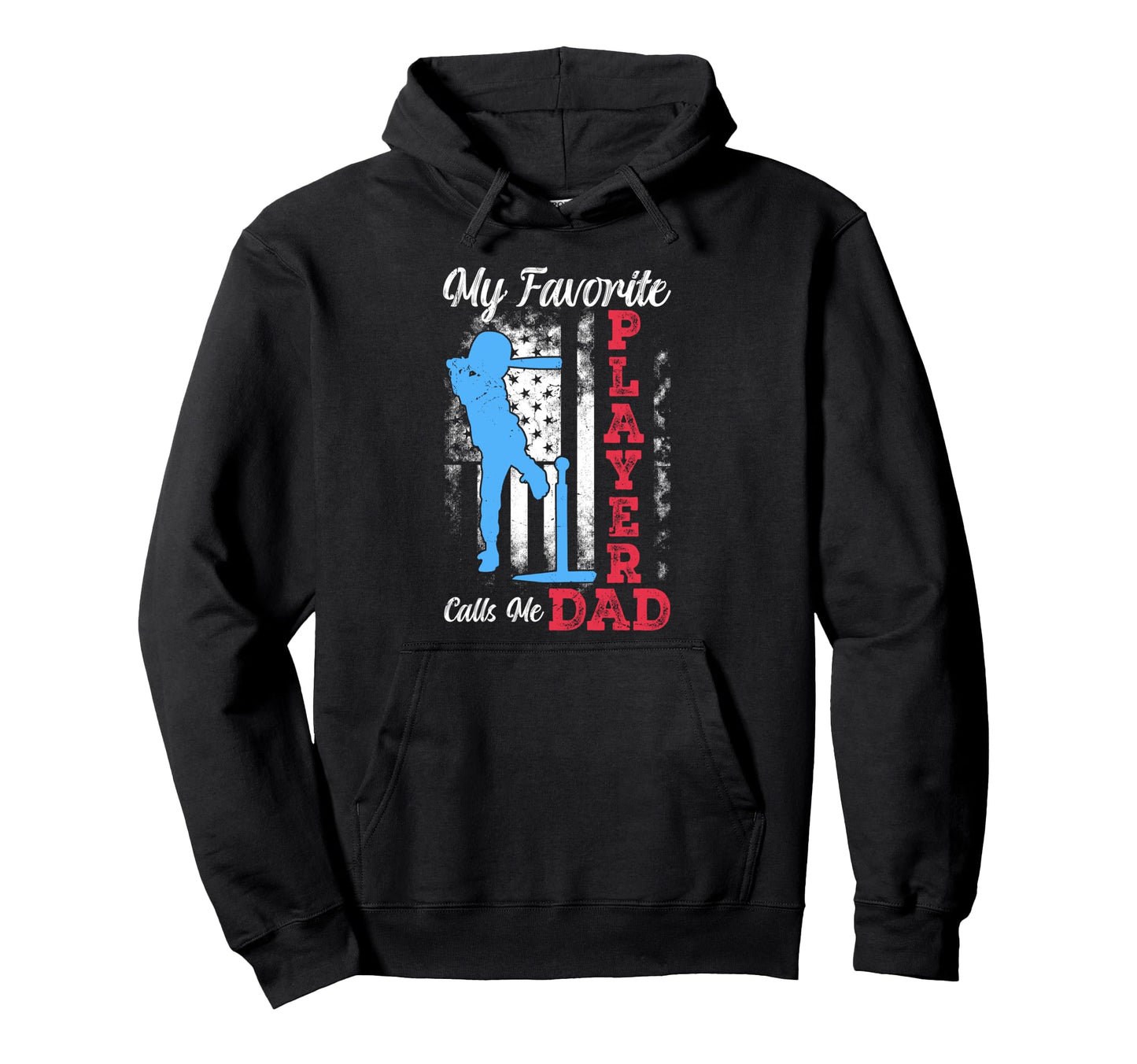 My Favorite Player Call Me Dad T Ball Hoodie - Custom Art Print for Adults - T-Shirt, Sweatshirt, Hoodie