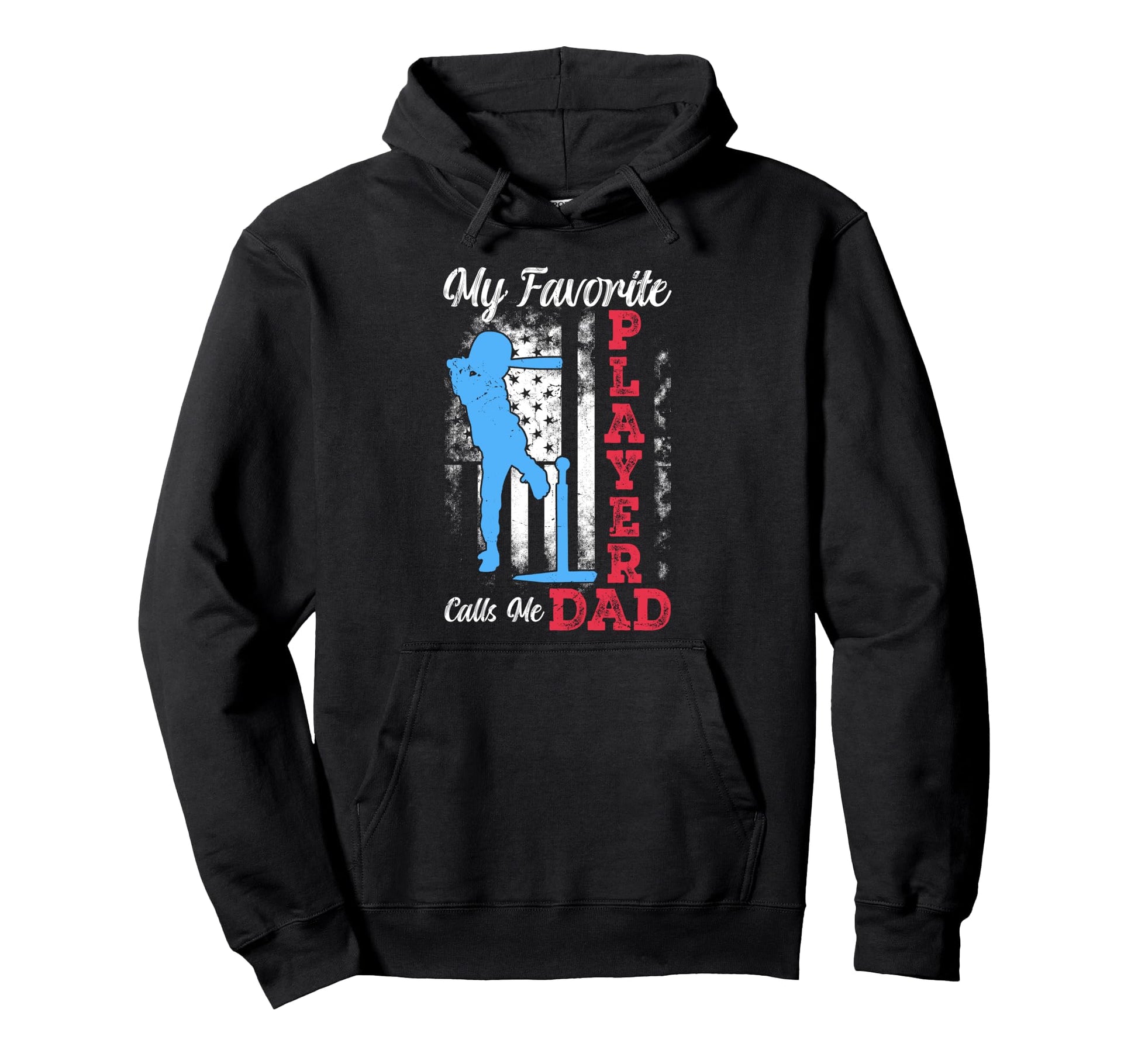 My Favorite Player Call Me Dad T Ball Hoodie - Custom Art Print for Adults - T-Shirt, Sweatshirt, Hoodie