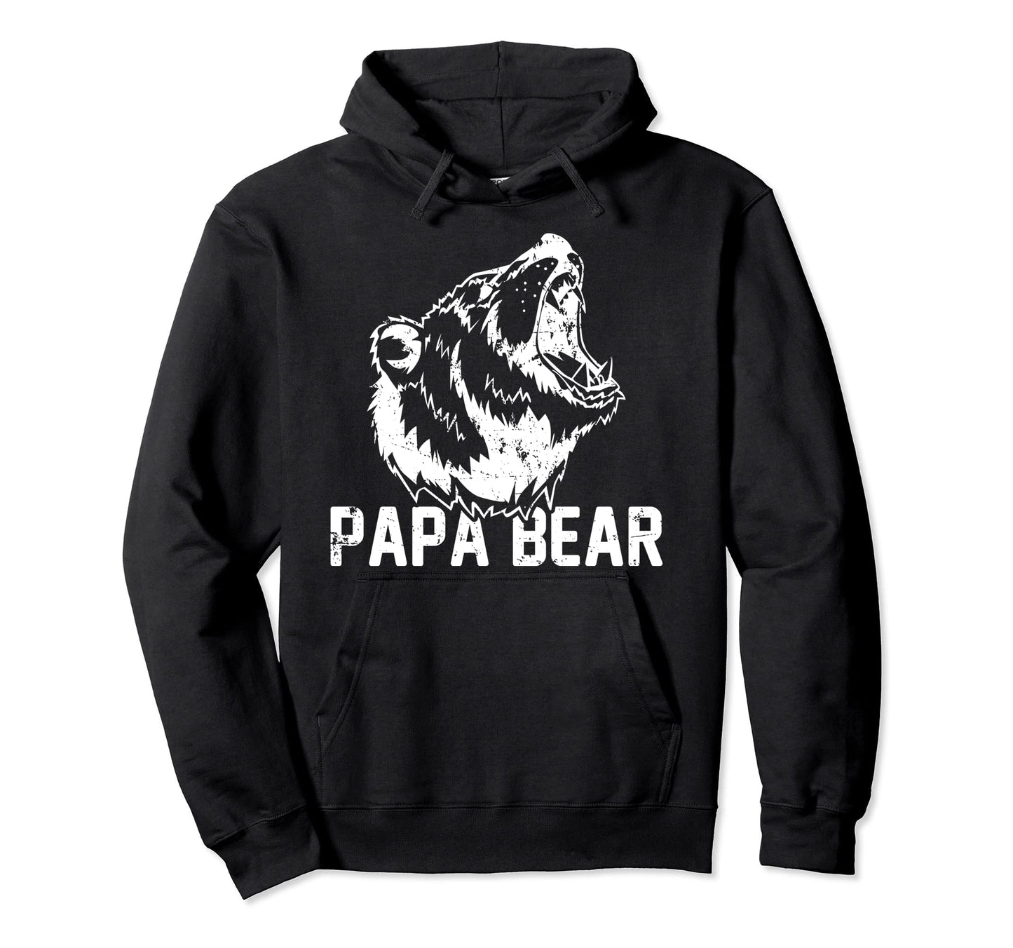 Wandering Papa Bear Funny Wilderness Hoodie - Minimalist Print Men Women - T-Shirt, Sweatshirt, Hoodie