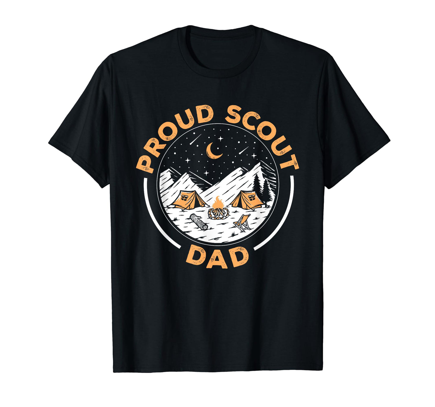 Scout Scouting Proud Scout Dad Camping T-Shirt - Novelty Apparel for Adults - T-Shirt, Sweatshirt, Hoodie