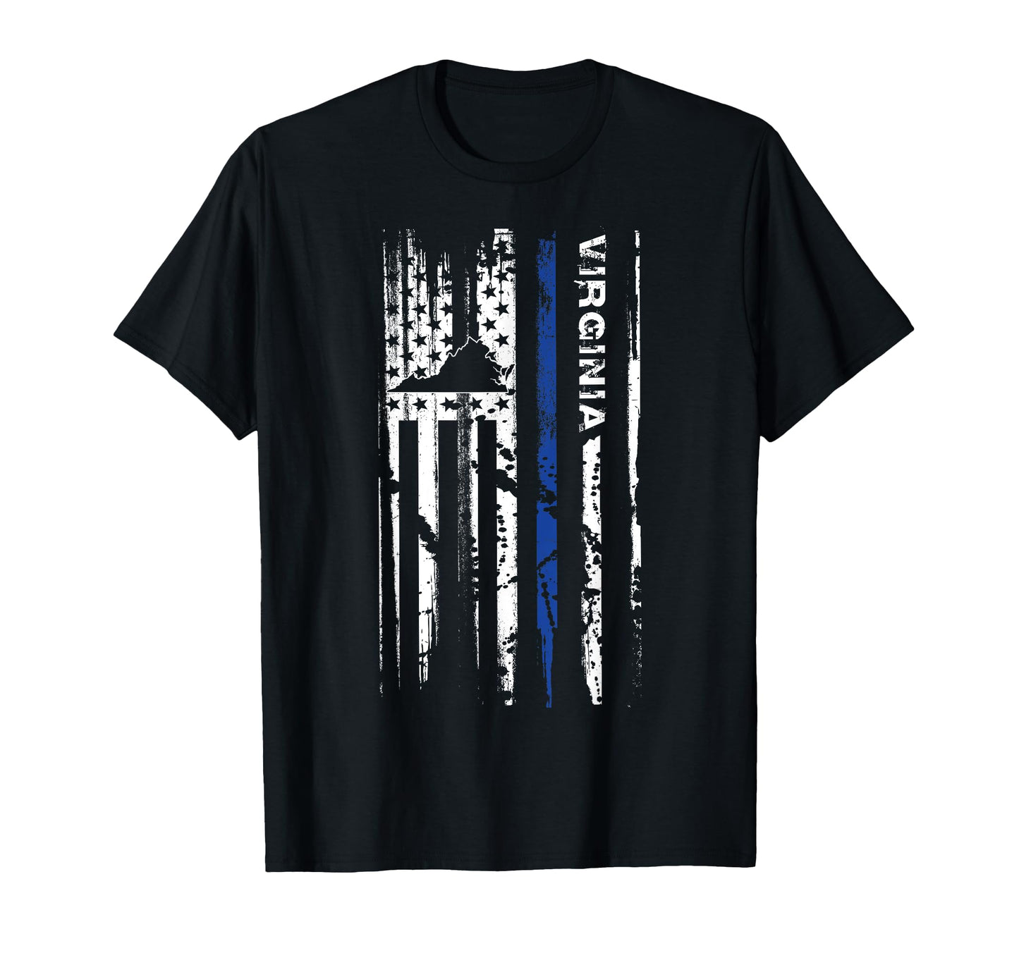 Virginia Cop Thin Blue Line Leo Police T-Shirt - Unique Graphic Men Women - T-Shirt, Sweatshirt, Hoodie