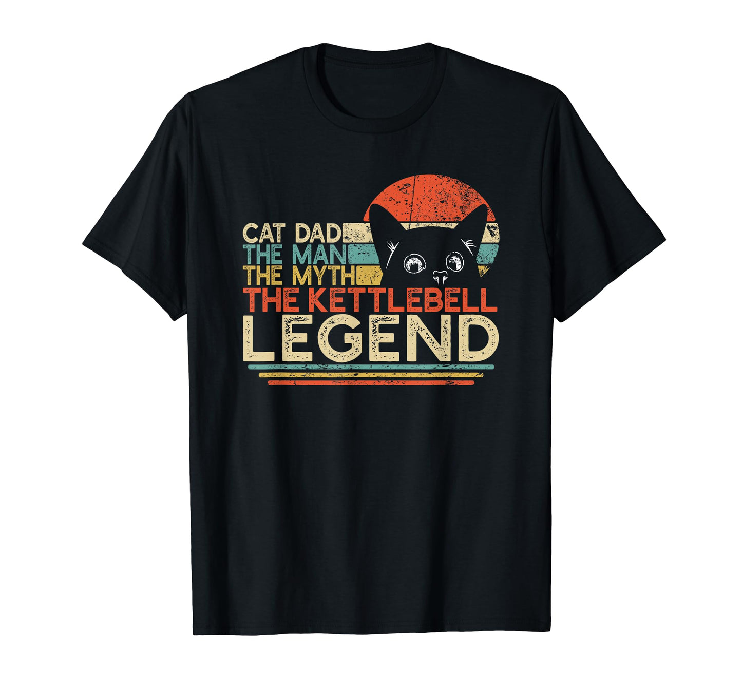 Fitness Lover Cat Dad Myth T-Shirt - Custom Art Print for Adults - T-Shirt, Sweatshirt, Hoodie