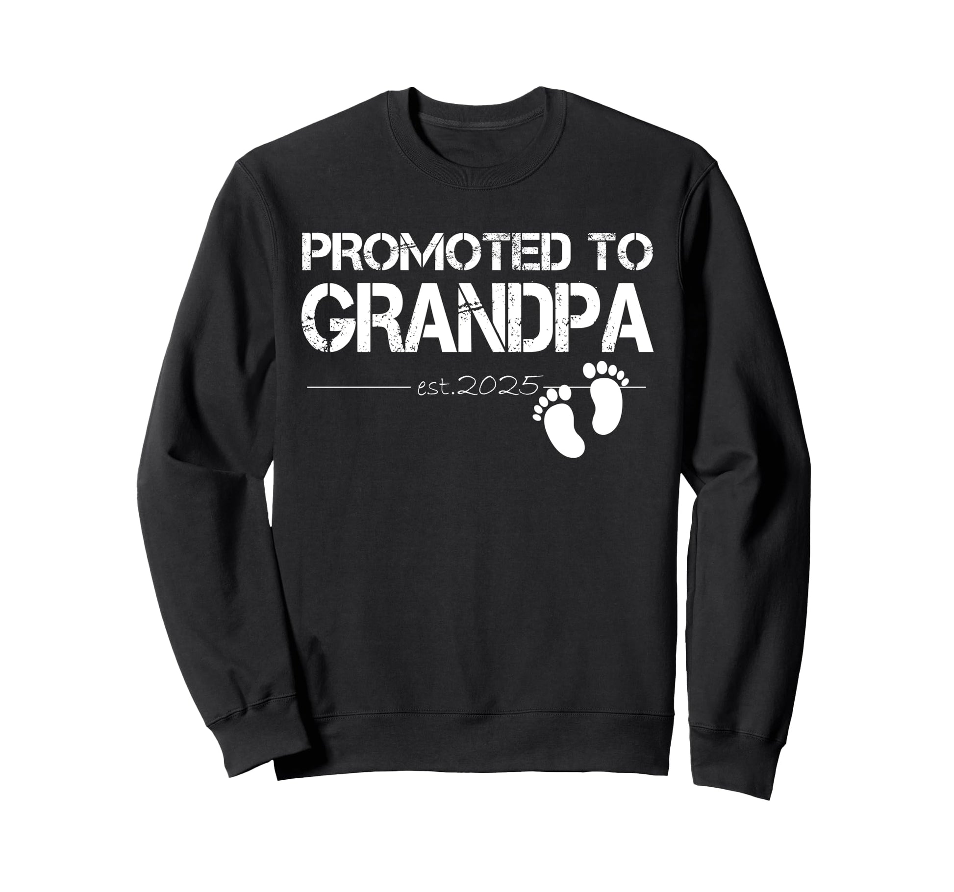 Grandpa Est 2025 Soon To Be Sweatshirt - Fun Novelty Design for Adults - T-Shirt, Sweatshirt, Hoodie