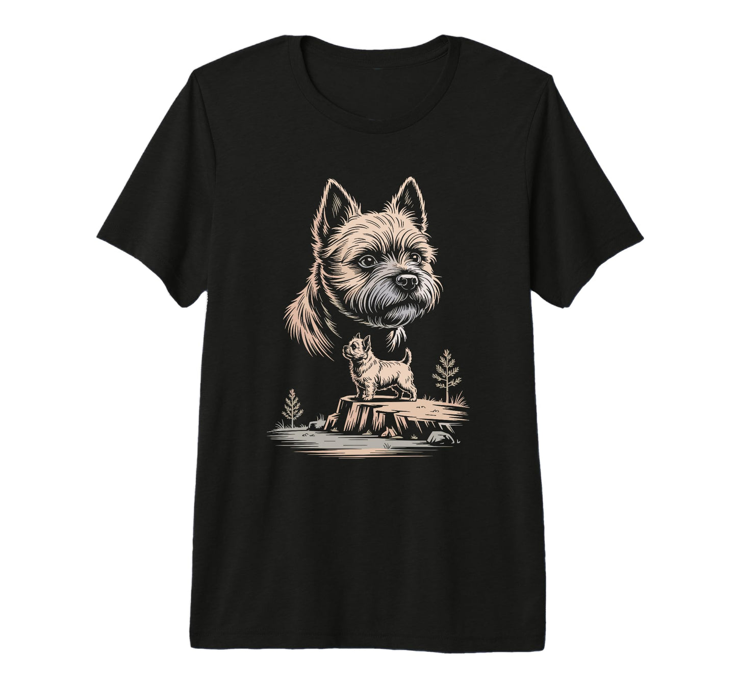 Mom Dad Cairn Terrier Dog Owner T-Shirt - Aesthetic Graphic Men Women - T-Shirt, Sweatshirt, Hoodie