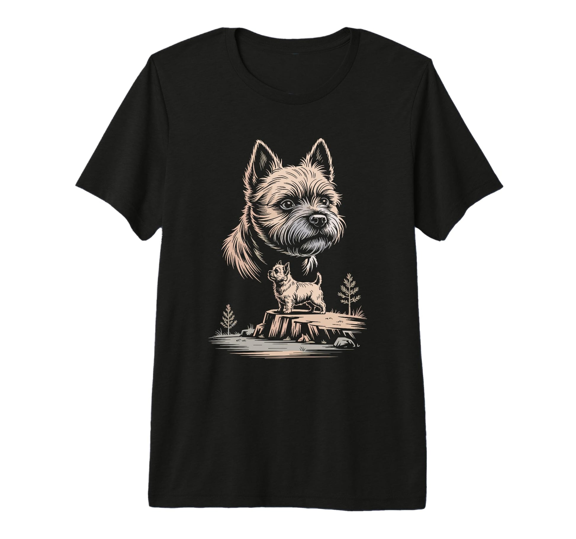 Mom Dad Cairn Terrier Dog Owner T-Shirt - Aesthetic Graphic Men Women - T-Shirt, Sweatshirt, Hoodie