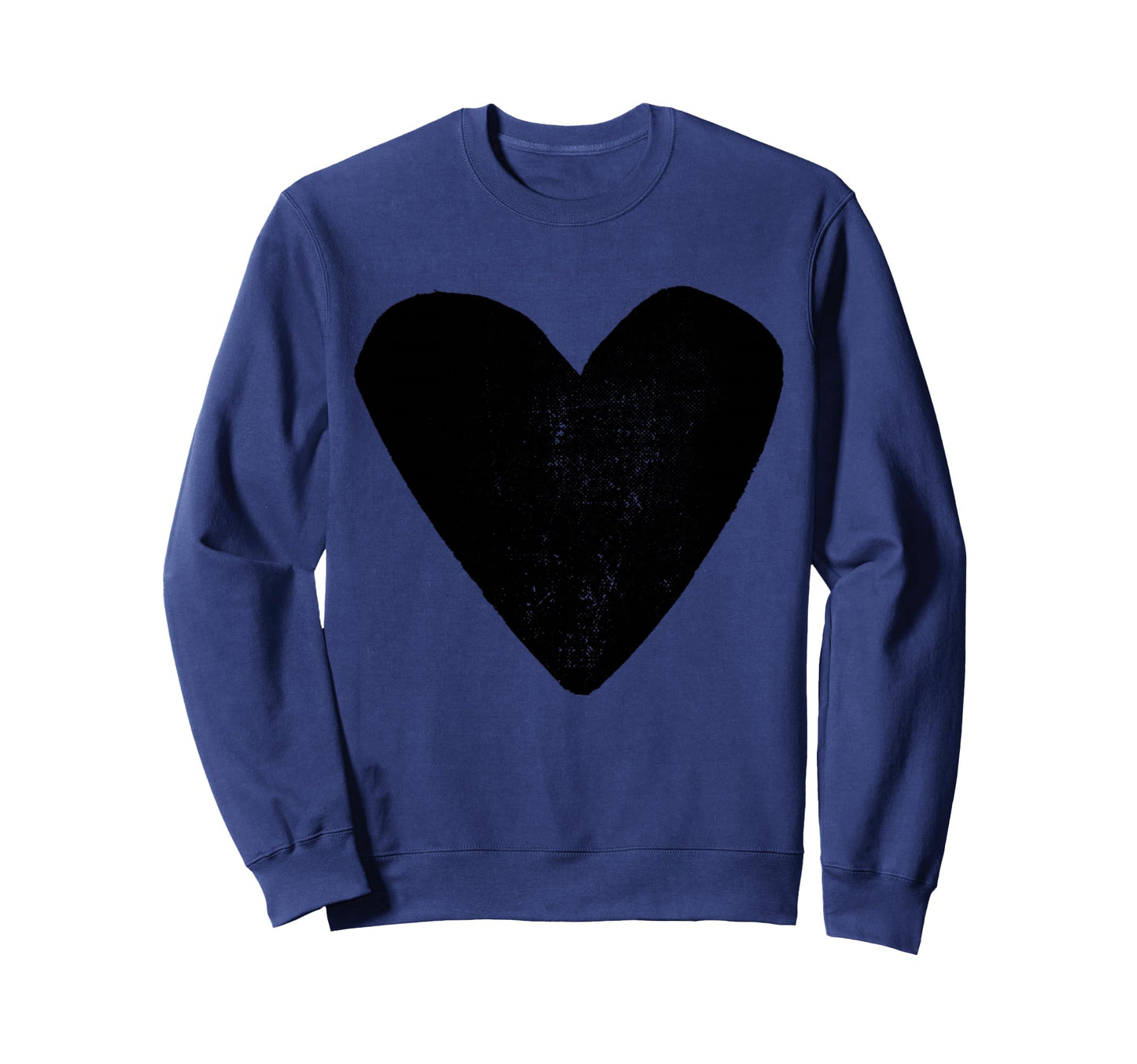 Pop Art Heart Black Color Sweatshirt - Unique Graphic Men Women - T-Shirt, Sweatshirt, Hoodie