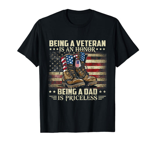 Being Us Veteran Is Honor Being T-Shirt - Fun Novelty Design for Adults - T-Shirt, Sweatshirt, Hoodie