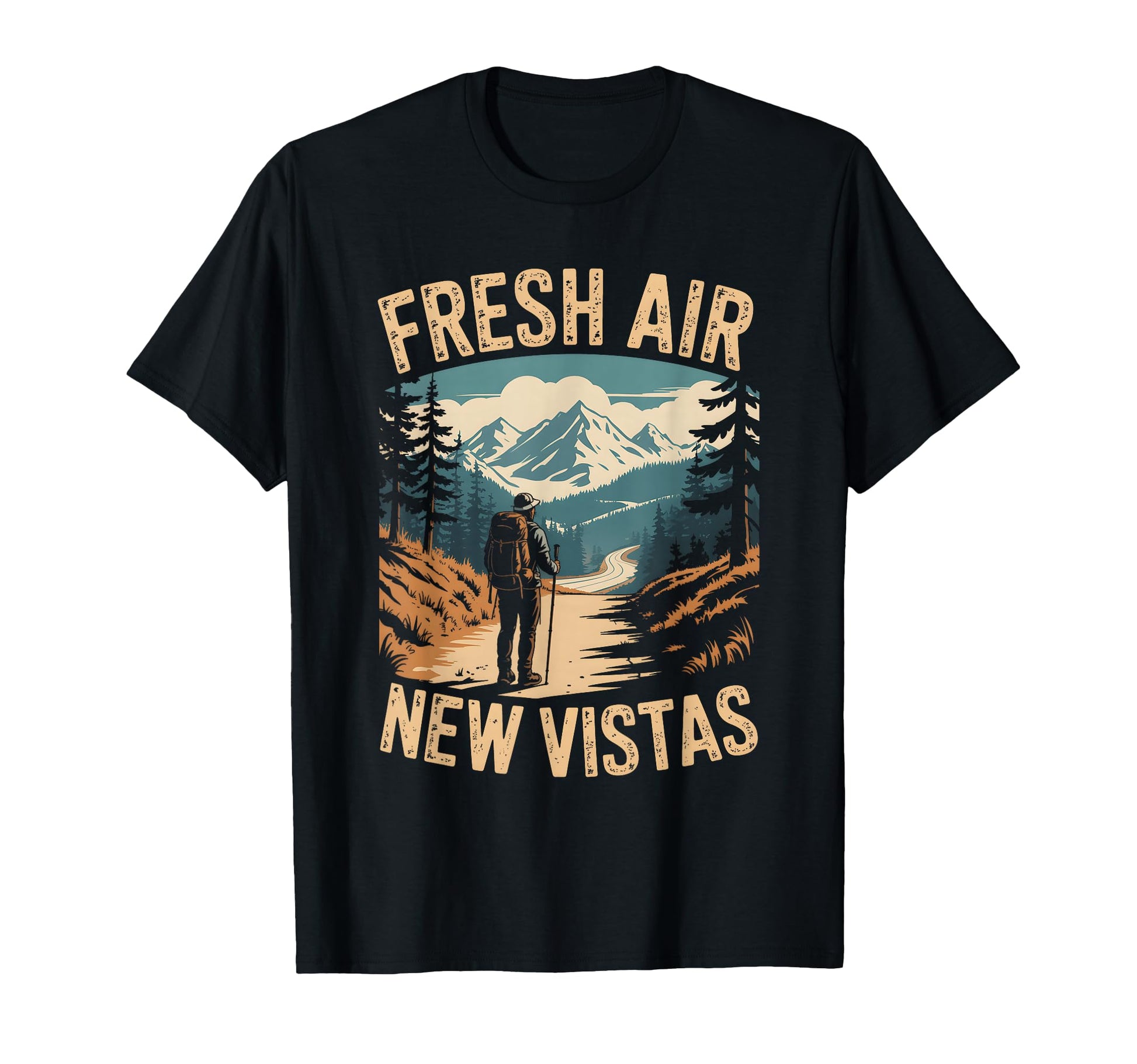 Funny Hiker Hikers Hiking Walking T-Shirt - Fun Novelty Design for Adults - T-Shirt, Sweatshirt, Hoodie