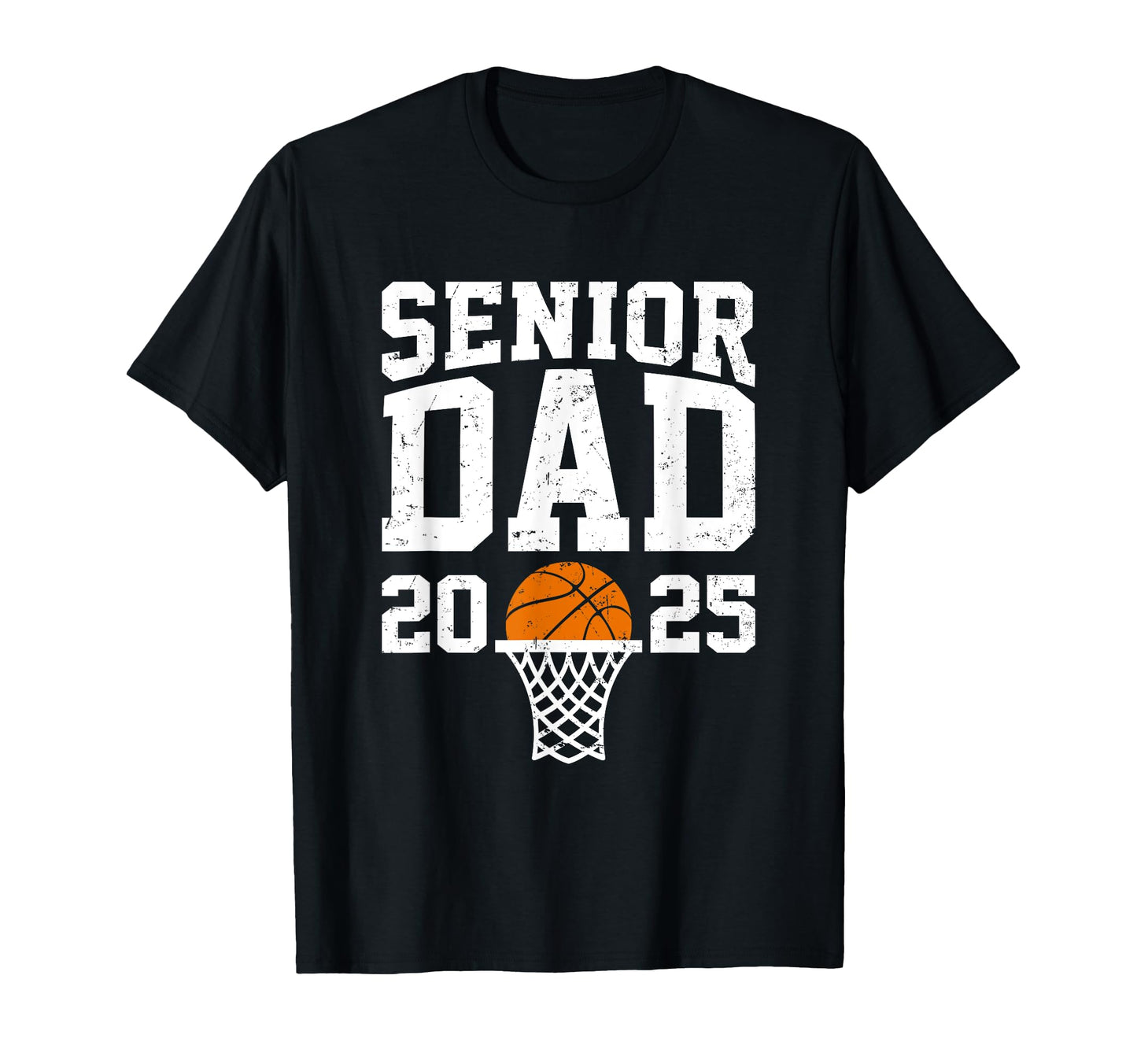 Proud Dad 2025 Senior Graduate Basketball T-Shirt - Custom Art Print Unisex - T-Shirt, Sweatshirt, Hoodie