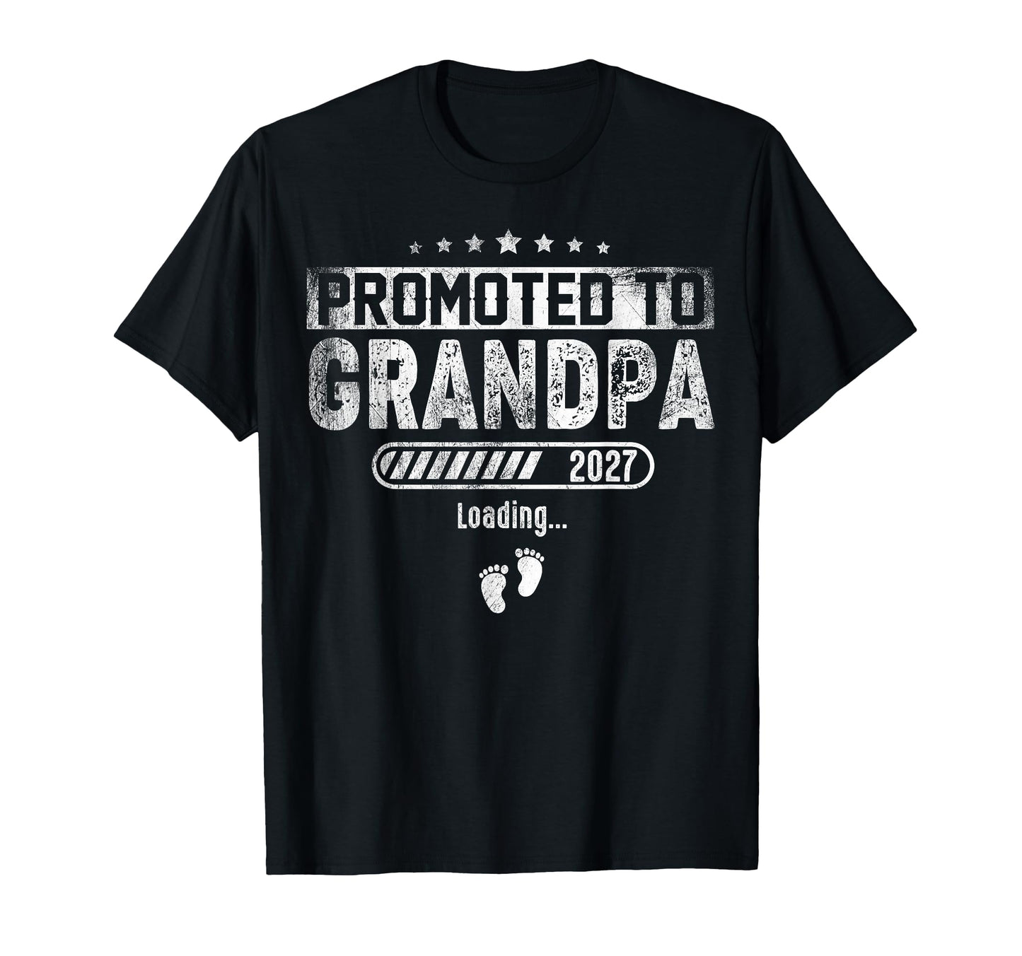 Promoted To Grandpa 2027 Funny New T-Shirt - Custom Art Print Unisex - T-Shirt, Sweatshirt, Hoodie
