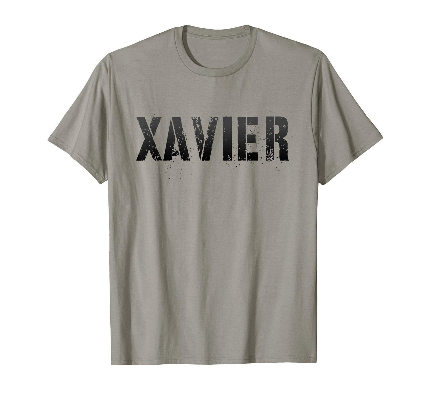 First Name Xavier Military T-Shirt - Unique Graphic for Adults - T-Shirt, Sweatshirt, Hoodie