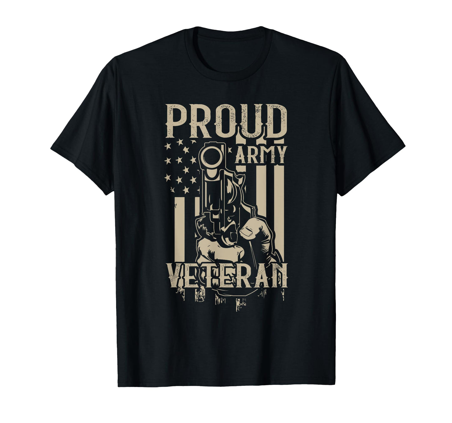Proud Army Veteran Veteran Dad T-Shirt - Fun Novelty Design Men Women - T-Shirt, Sweatshirt, Hoodie