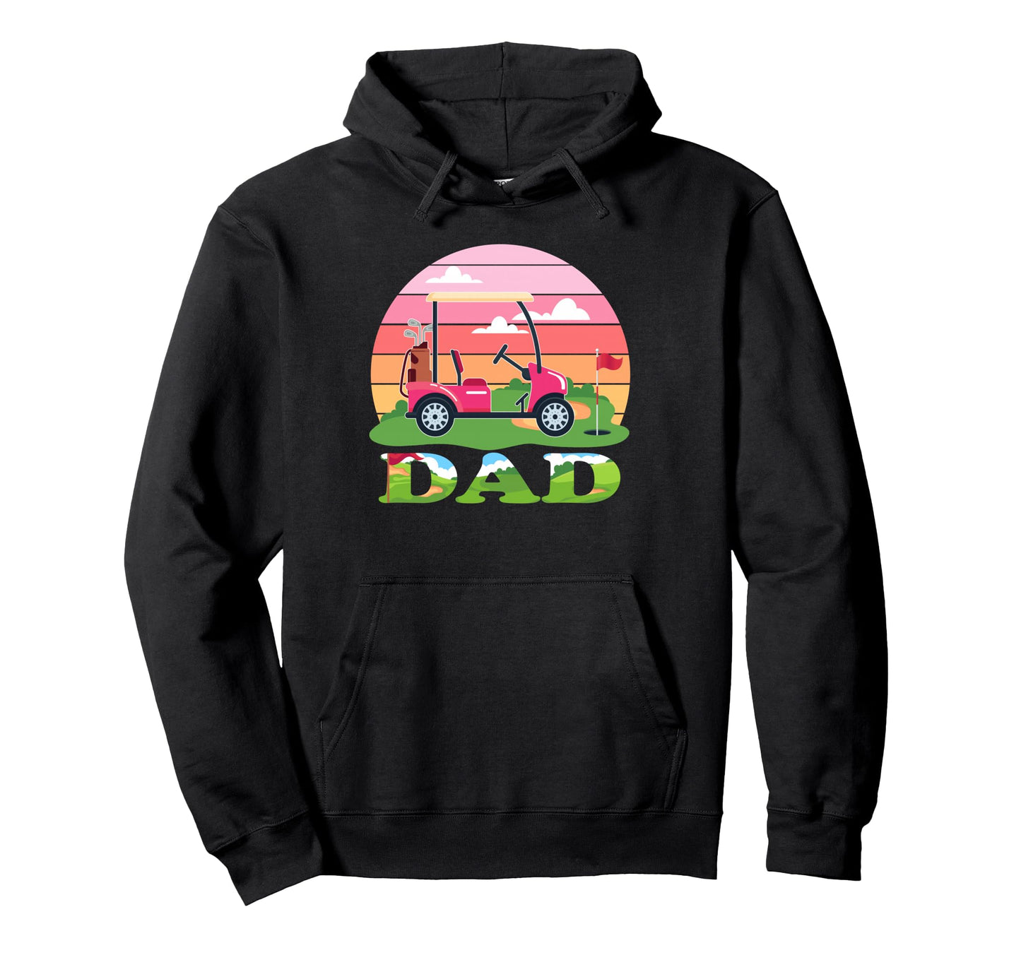 Dad Golf Themed 1St Birthday Family Hoodie - Minimalist Print for Adults - T-Shirt, Sweatshirt, Hoodie