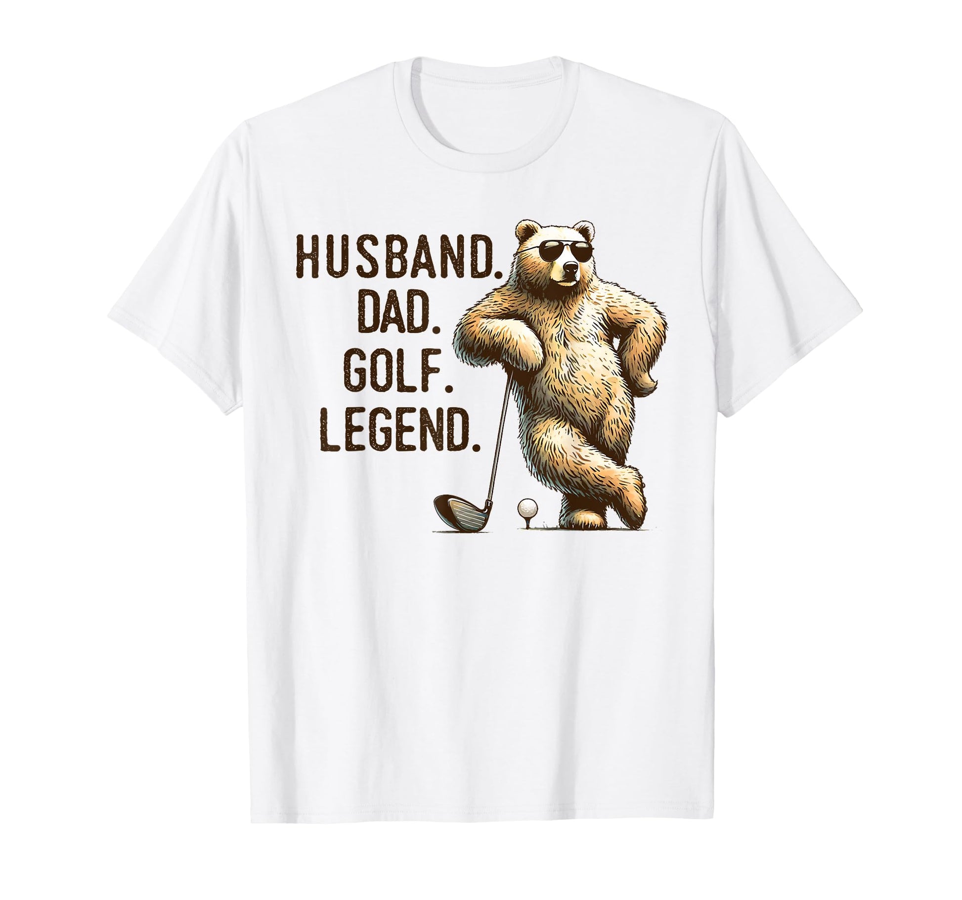 Golf Player Golfer Par Time Husband T-Shirt - Minimalist Print for Adults - T-Shirt, Sweatshirt, Hoodie