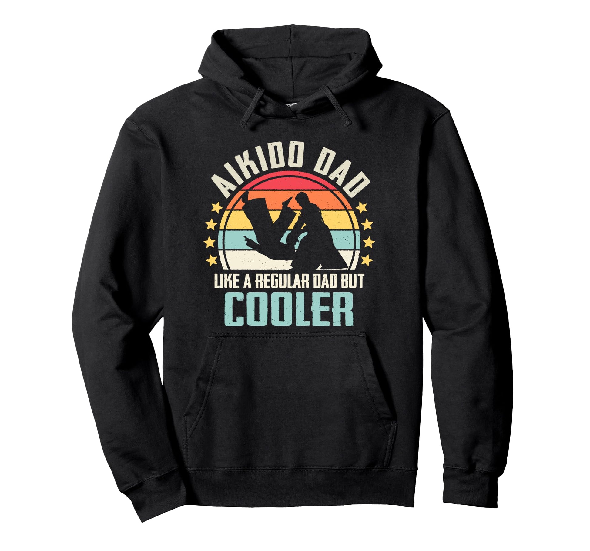 Aikido Dad Like Regular Dad But Cooler Hoodie - Custom Art Print for Adults - T-Shirt, Sweatshirt, Hoodie
