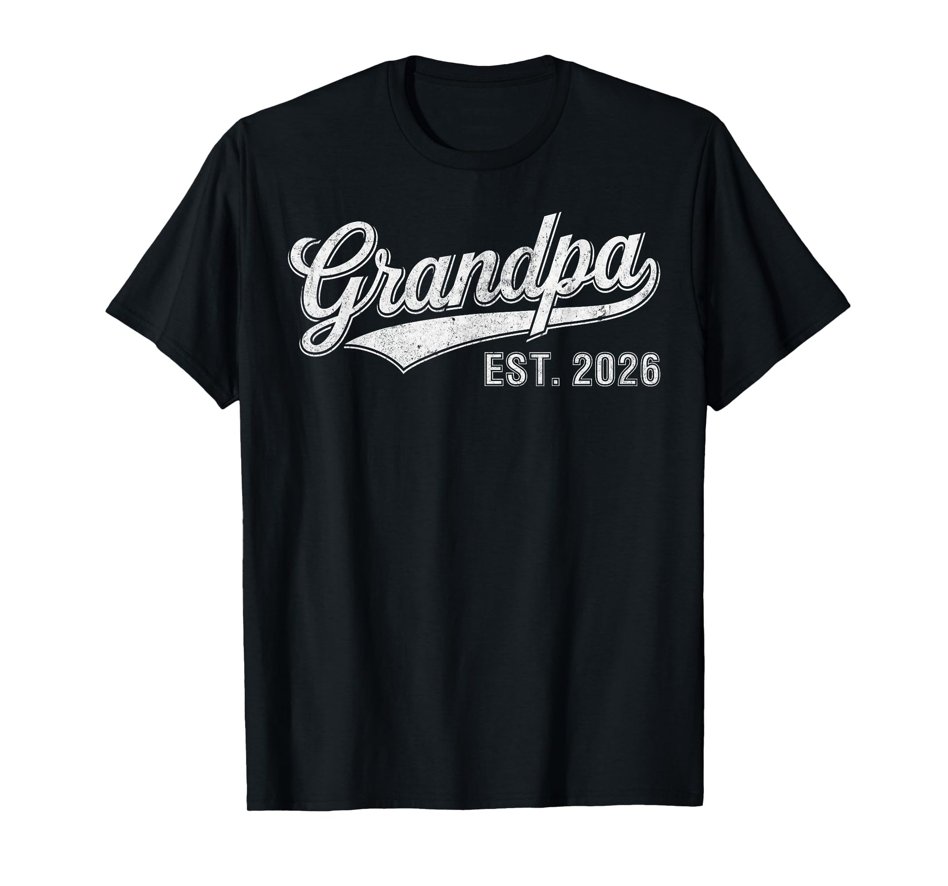 Mens Promoted To Grandpa Est 2026 T-Shirt - Minimalist Print Unisex - T-Shirt, Sweatshirt, Hoodie