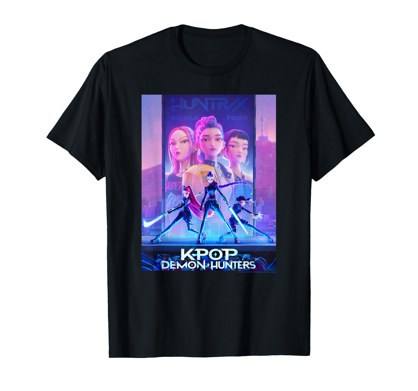 Kpop Demon Hunters Movie T-Shirt - Streetwear Style for Adults - T-Shirt, Sweatshirt, Hoodie