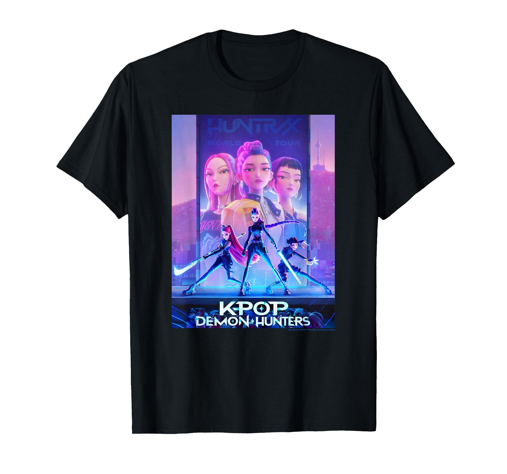 Kpop Demon Hunters Movie T-Shirt - Streetwear Style for Adults - T-Shirt, Sweatshirt, Hoodie