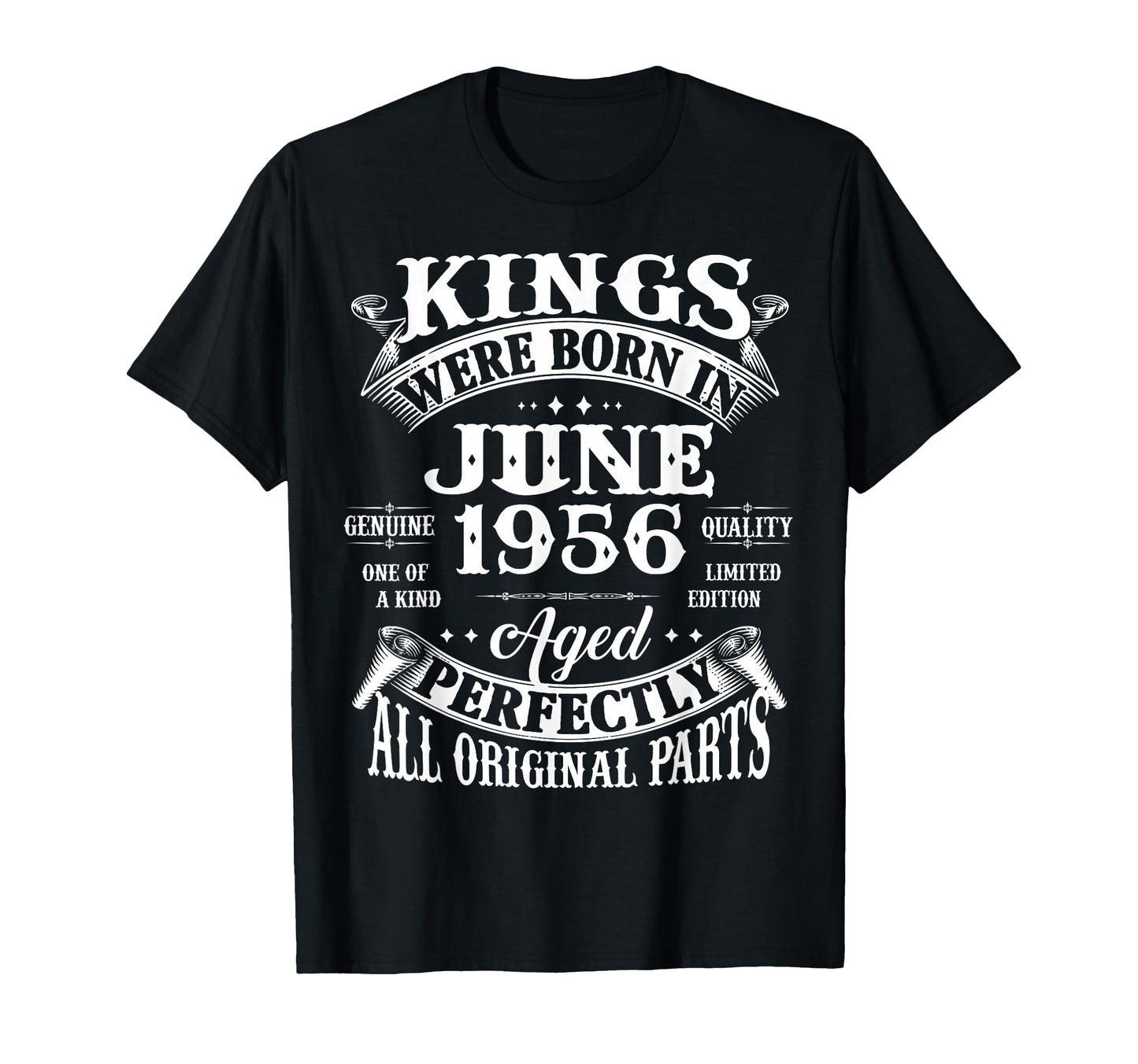 70Th Birthday Gift Kings Born June T-Shirt - Aesthetic Graphic Men Women - T-Shirt, Sweatshirt, Hoodie