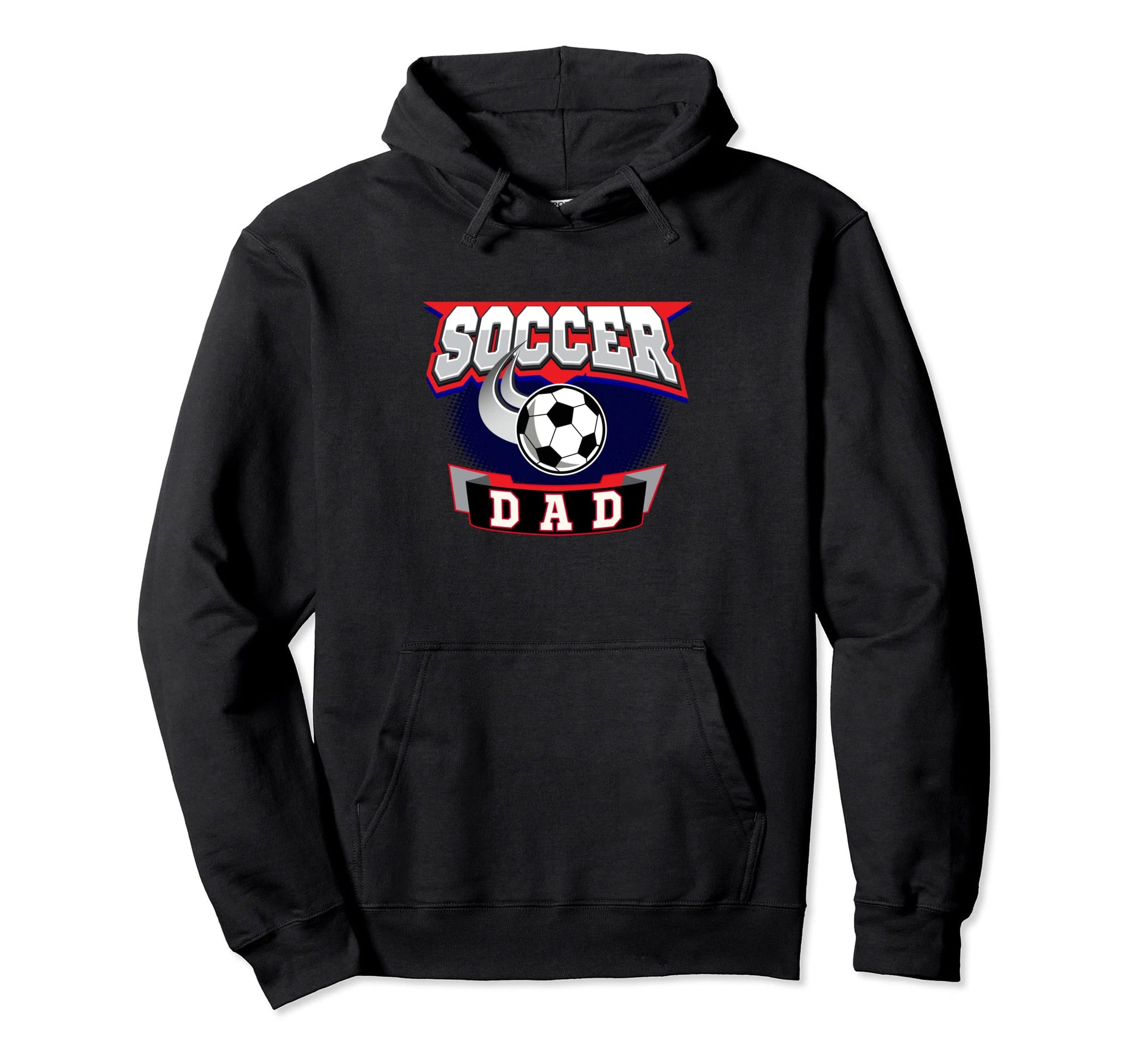 Soccer Dad Coach Fan Best Sports Father Hoodie - Novelty Apparel Men Women - T-Shirt, Sweatshirt, Hoodie