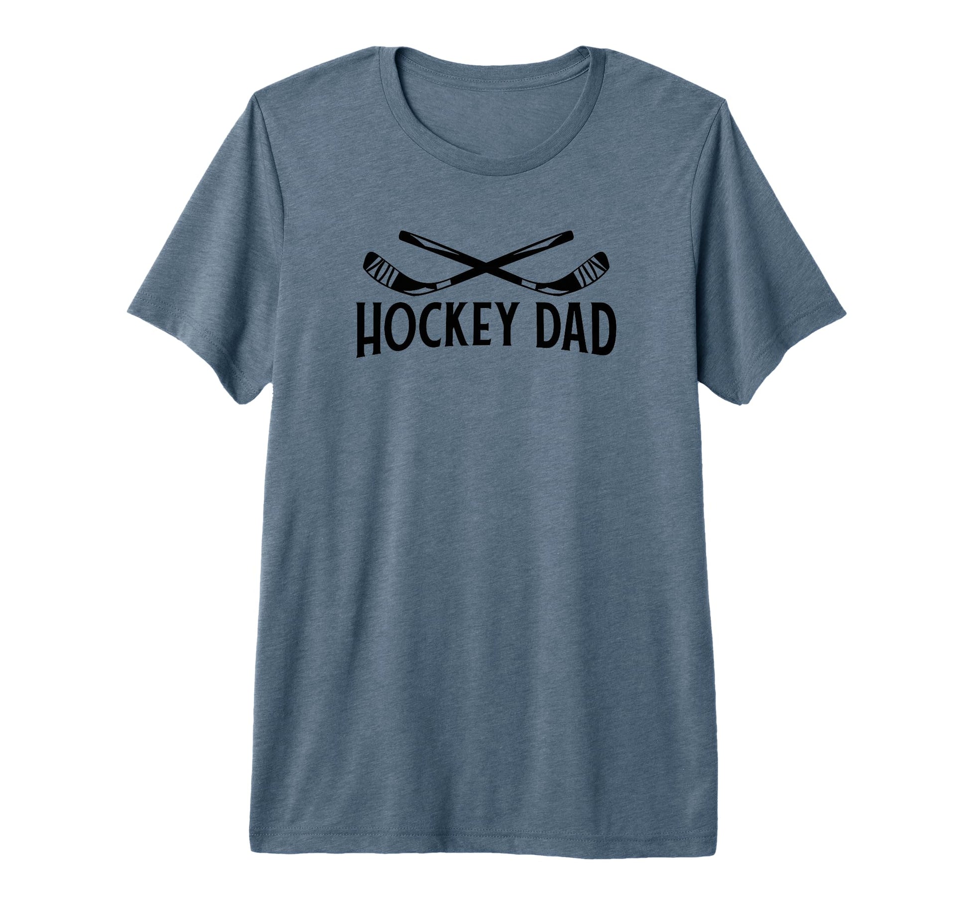 Hockey Dad Funny Hockey Tri Blend T-Shirt - Unique Graphic for Adults - T-Shirt, Sweatshirt, Hoodie