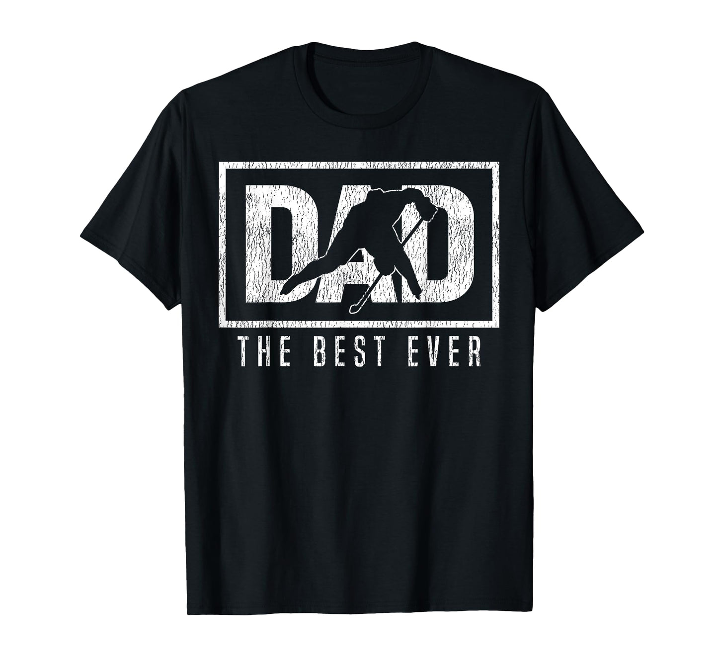 Ice Hockey Dad Father Dad Best Ever T-Shirt - Minimalist Print Unisex - T-Shirt, Sweatshirt, Hoodie
