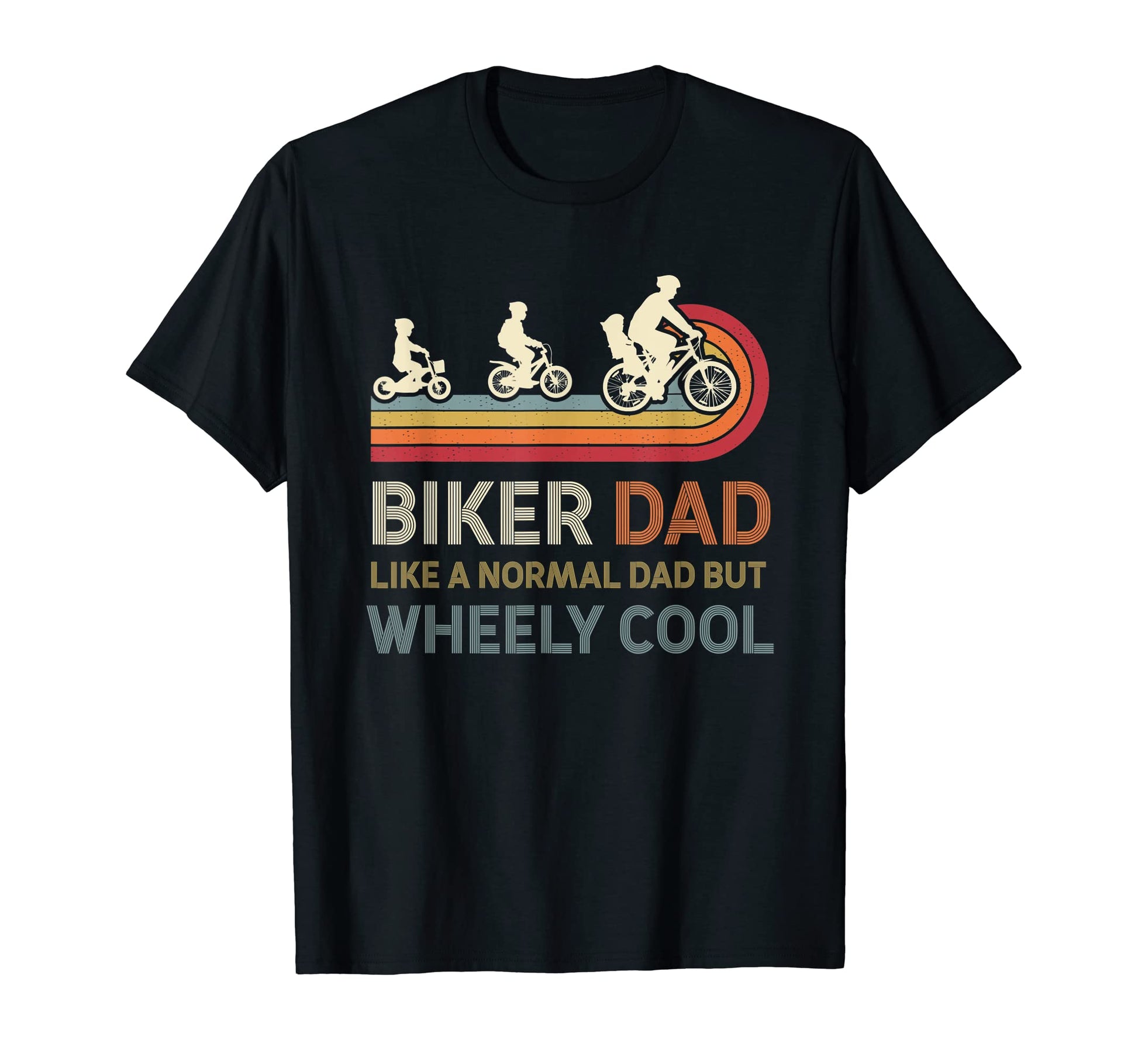 Im Biker Dad Fathers Day Wheely T-Shirt - Aesthetic Graphic for Adults - T-Shirt, Sweatshirt, Hoodie