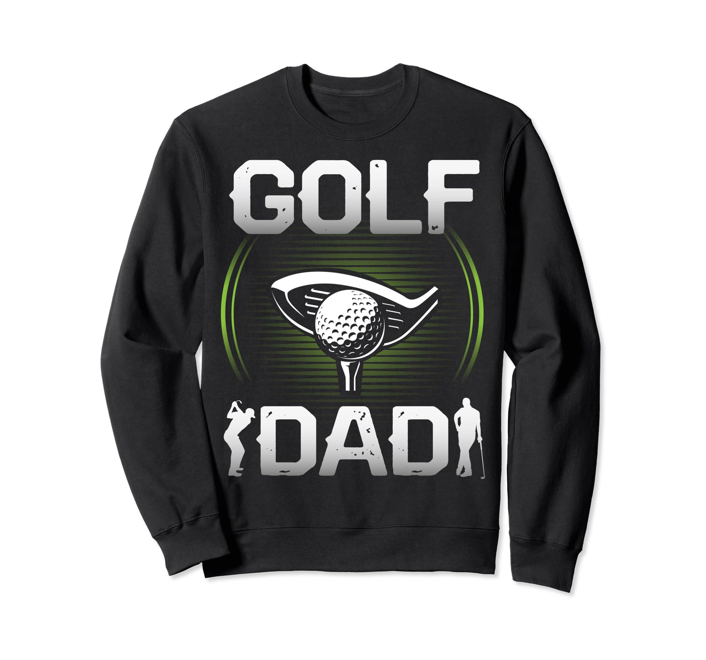 Golf Dad Golfing Golfer Father Ball Hoodie - Fun Novelty Design for Adults - T-Shirt, Sweatshirt, Hoodie