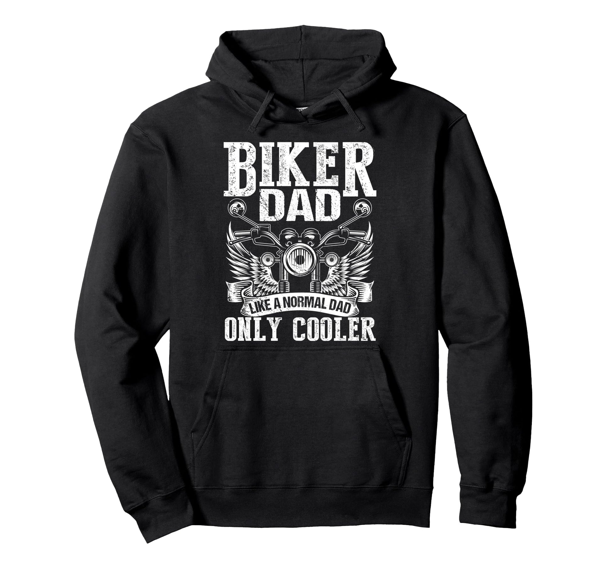 Father Rider Biker Dad Fathers Day Hoodie - Novelty Apparel for Adults - T-Shirt, Sweatshirt, Hoodie