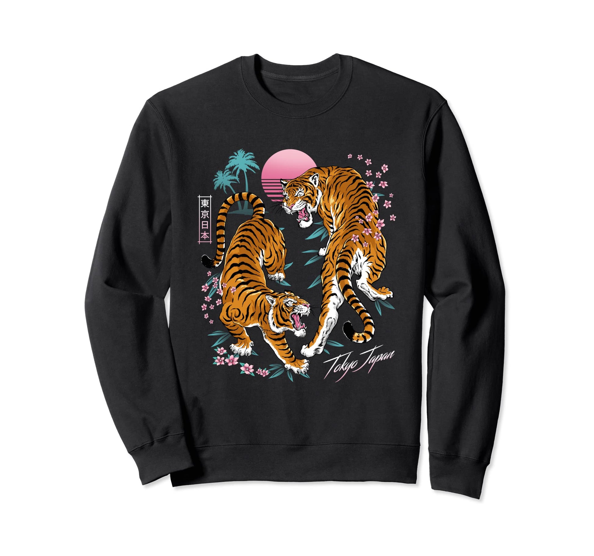 Japanese Tokyo Dueling Asian Sweatshirt - Aesthetic Graphic for Adults - T-Shirt, Sweatshirt, Hoodie