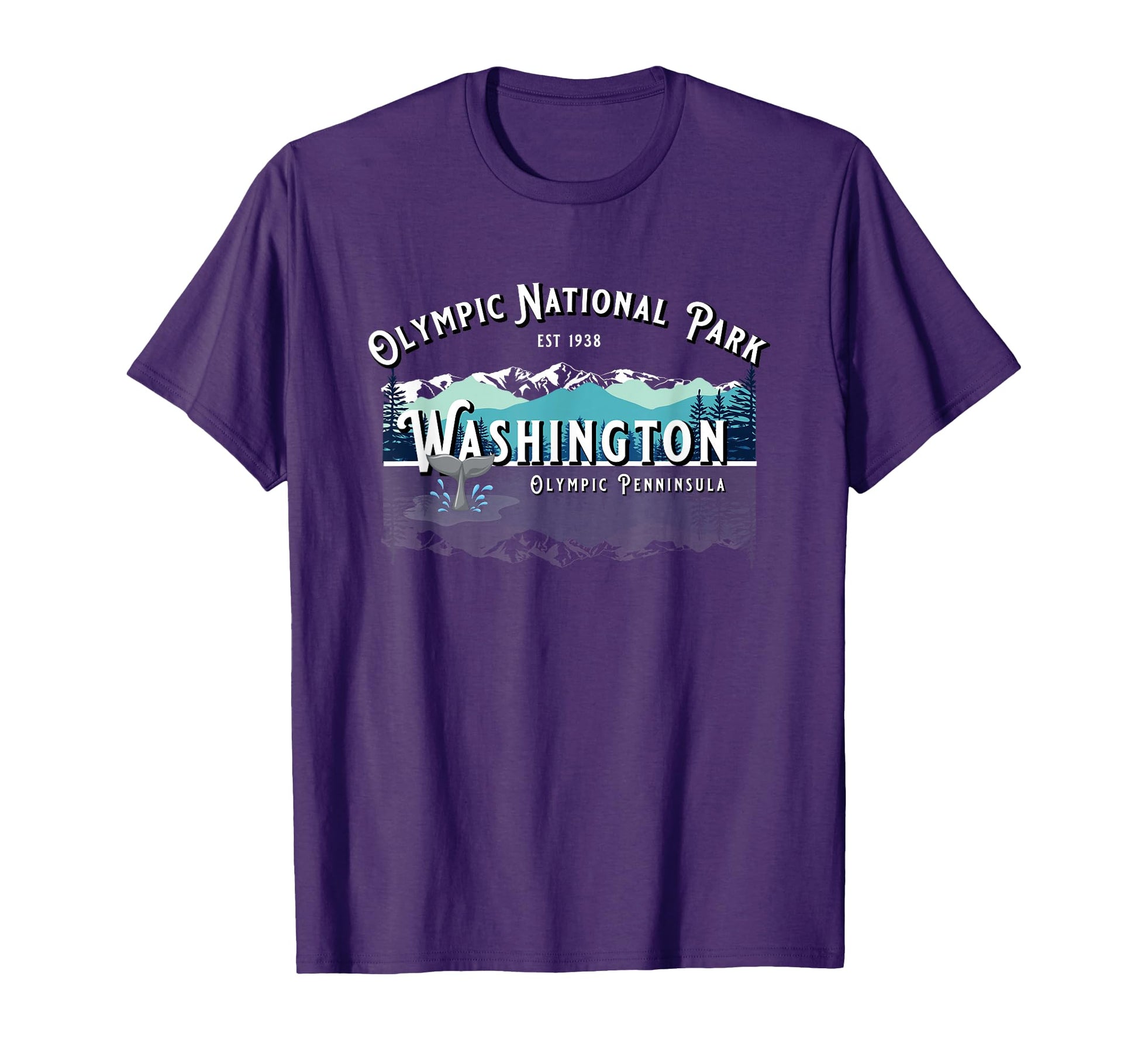 Olympic National Park Washington Usa T-Shirt - Novelty Apparel for Adults - T-Shirt, Sweatshirt, Hoodie